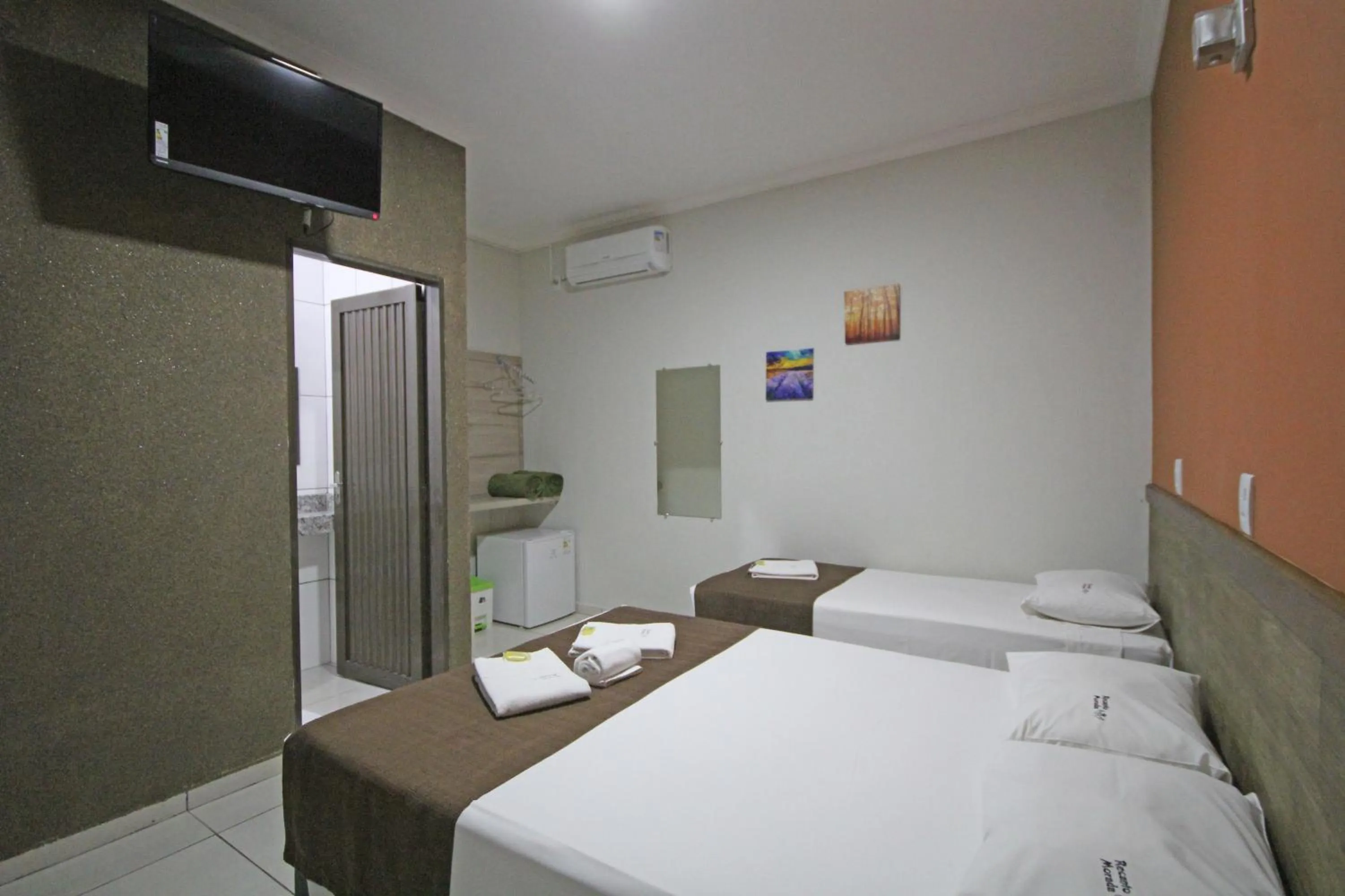 Bedroom, Bed in Pousada Recanto da Morada