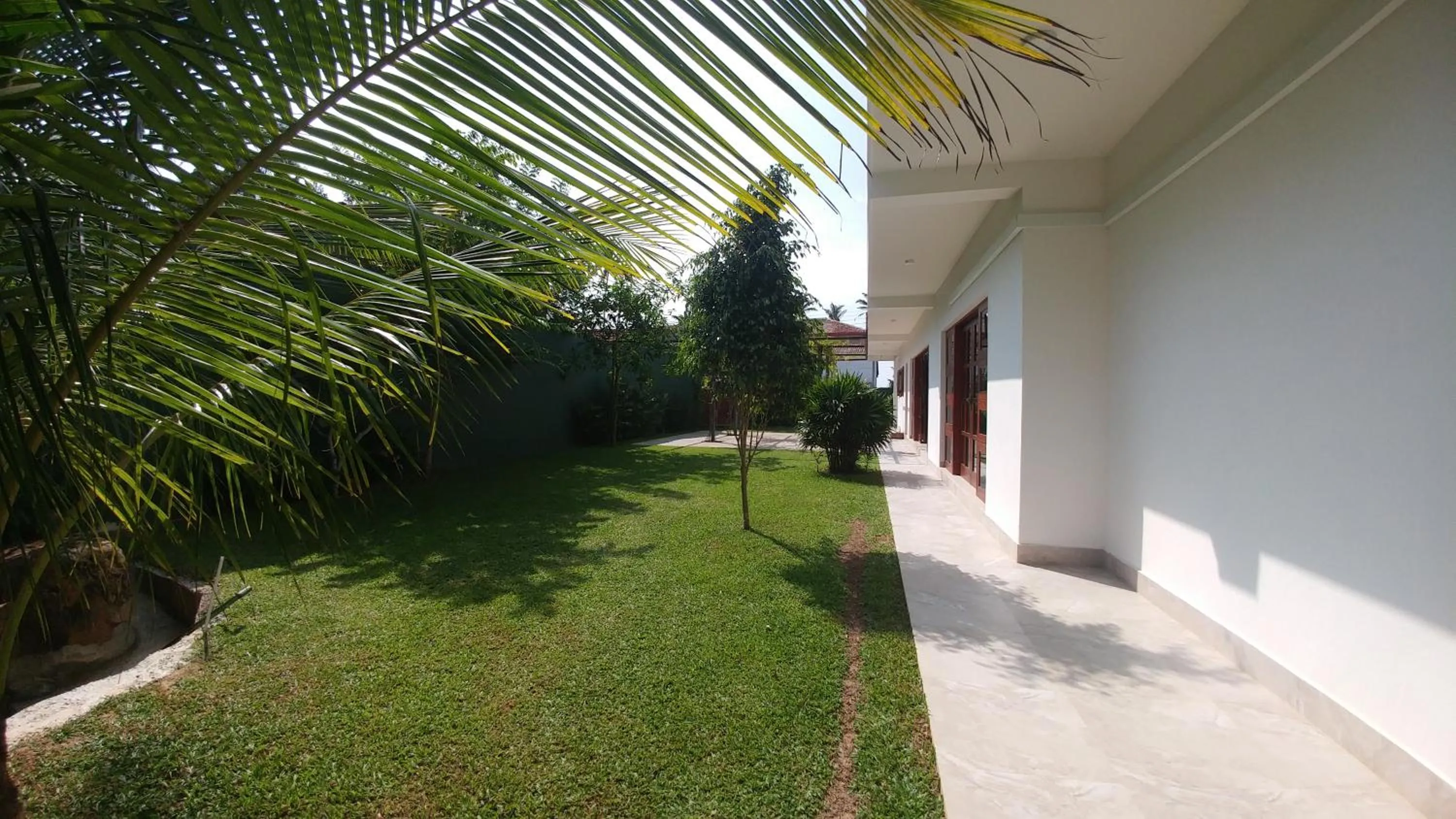 Garden view in Thisara Villa