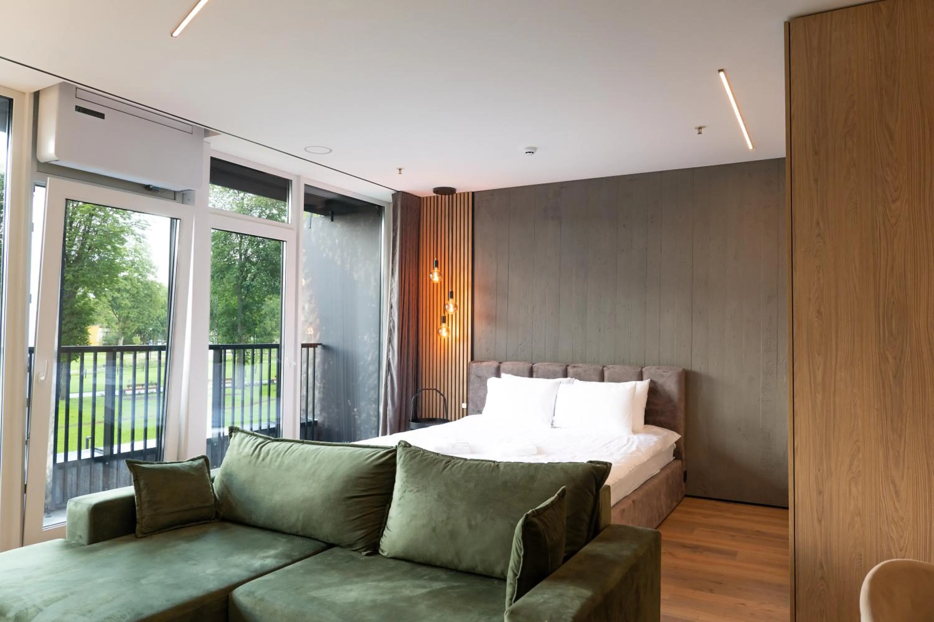 Photo of the whole room, Bed in Aparthotel Nemunas
