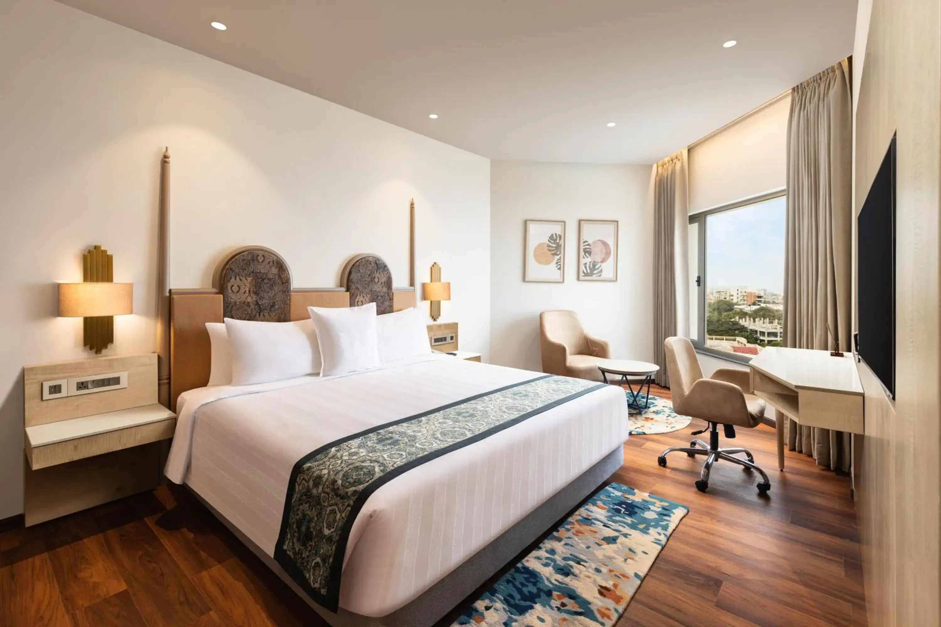 Bedroom, Bed in Welcomhotel by ITC Hotels, Devee Grand Bay, Visakhapatnam Bedroom, Bed in Welcomhotel by ITC Hotels, Devee Grand Bay, Visakhapatnam