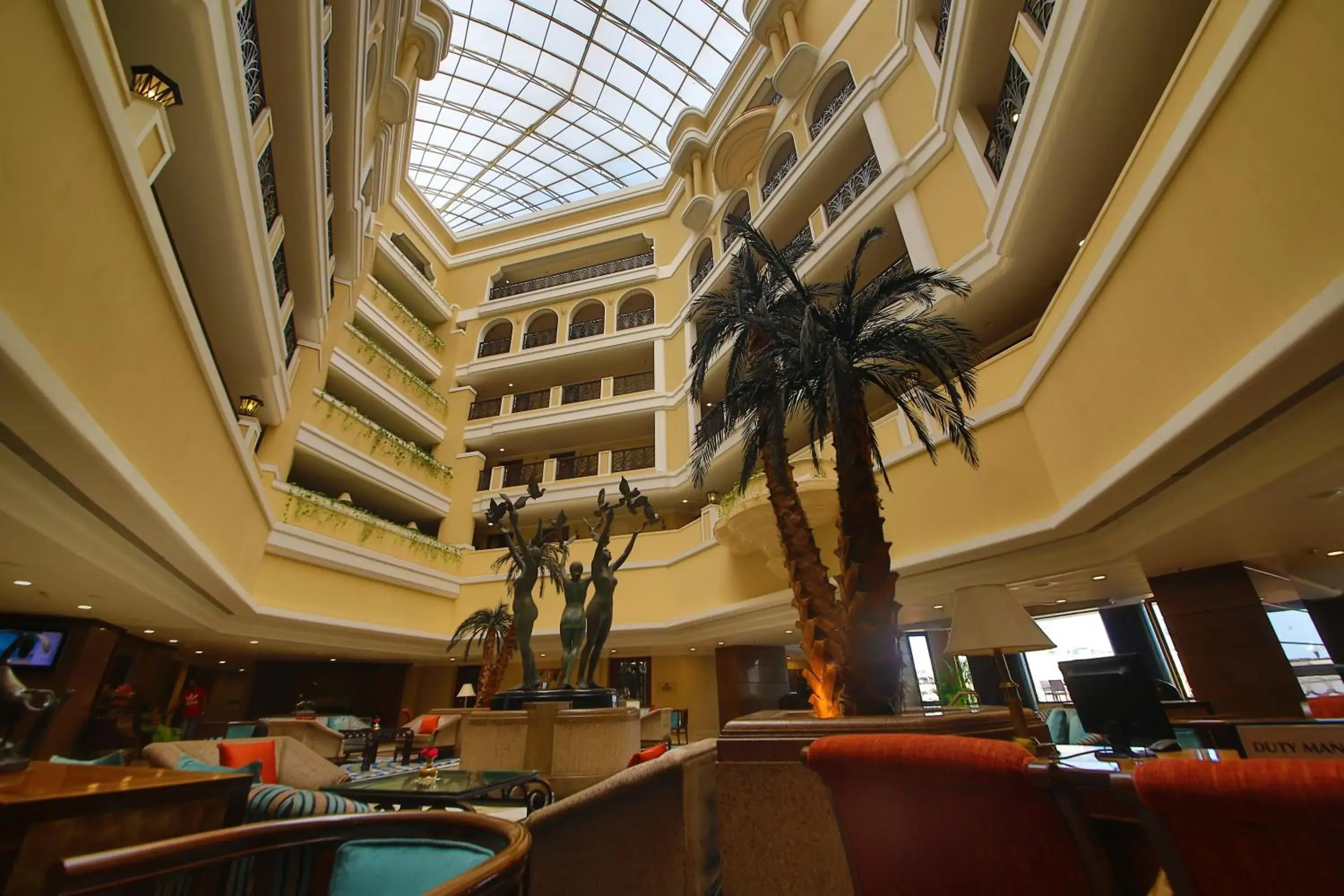 Lobby or reception in Welcomhotel by ITC Hotels, Devee Grand Bay, Visakhapatnam Lobby or reception in Welcomhotel by ITC Hotels, Devee Grand Bay, Visakhapatnam