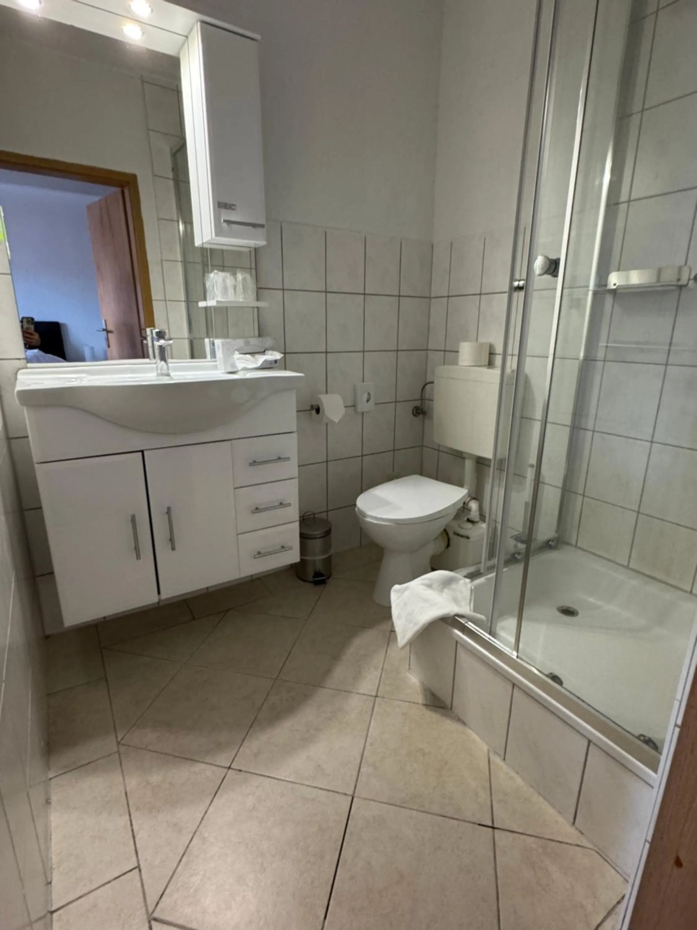 Bathroom in Hotel-Restaurant Christine