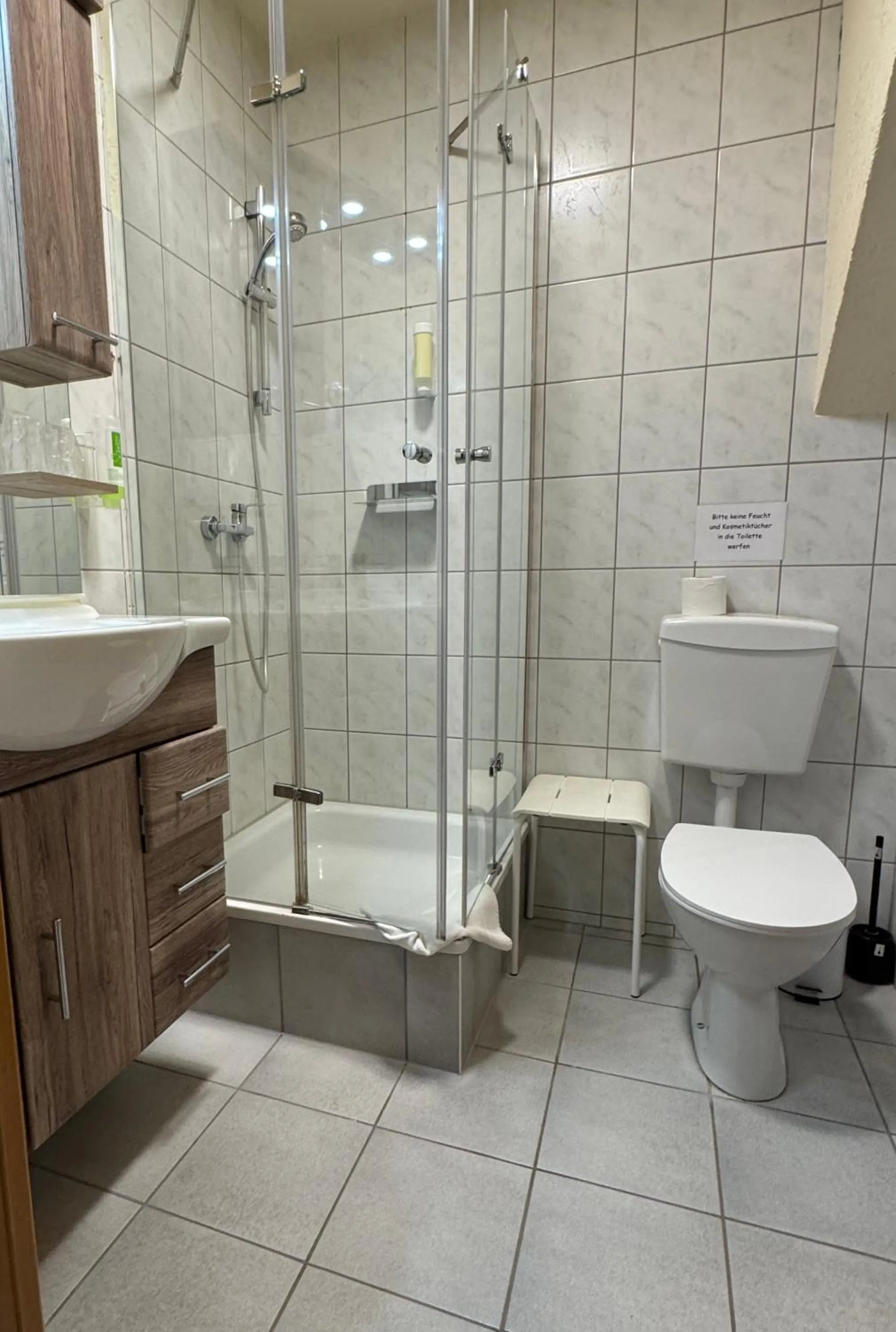 Bathroom in Hotel-Restaurant Christine