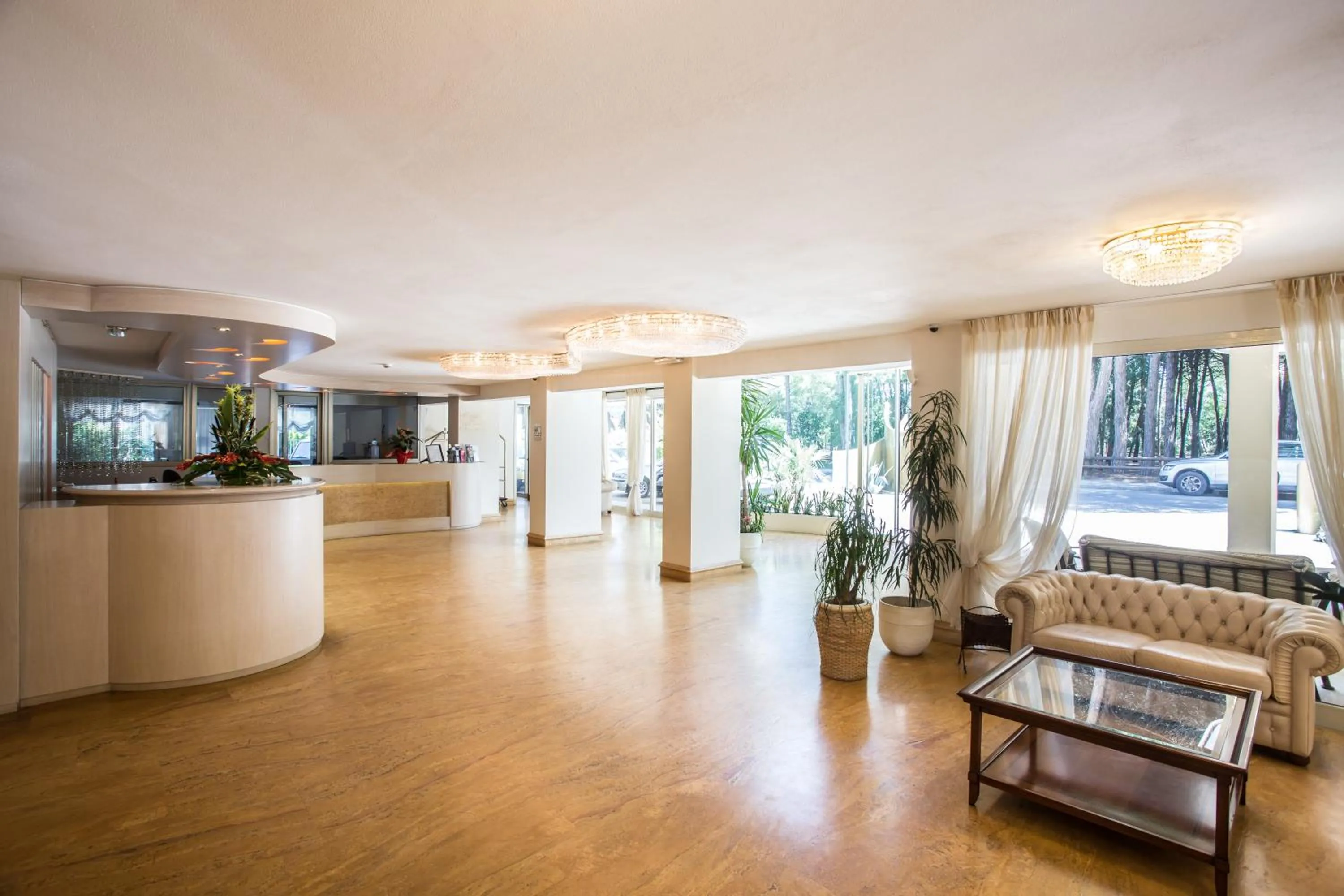 Communal lounge/ TV room in Hotel Garden