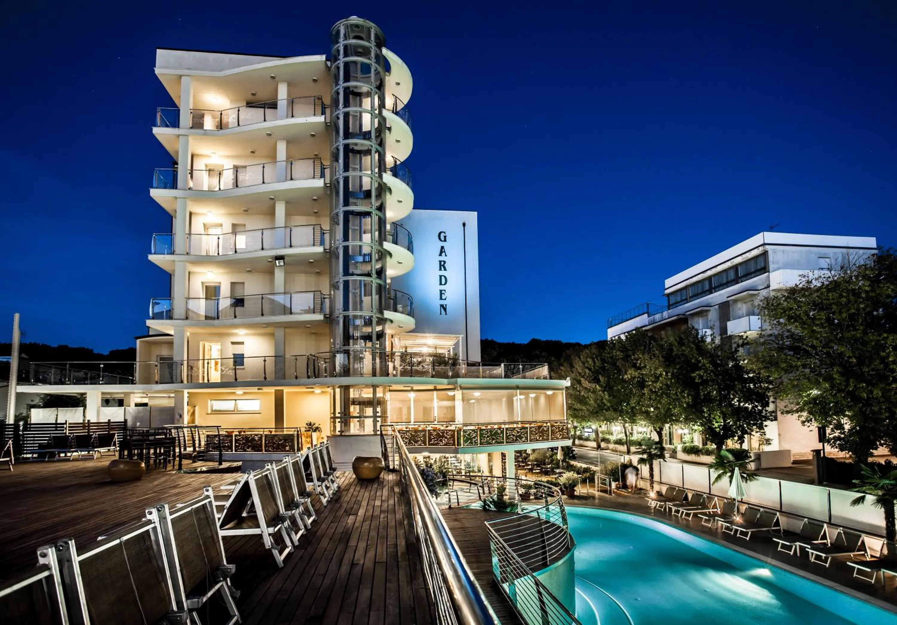 Summer in Hotel Garden