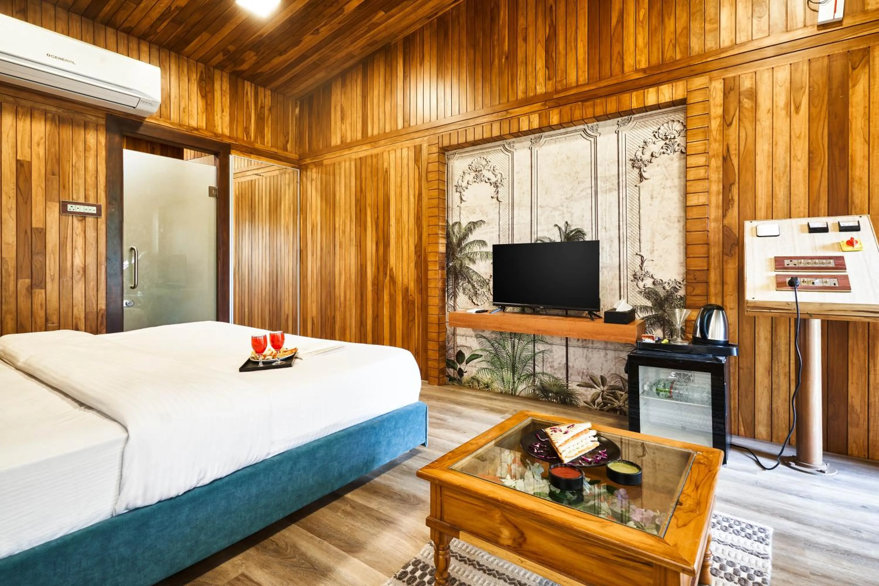 Bed in Visamo Nalsarovar Resort, Ahmedabad