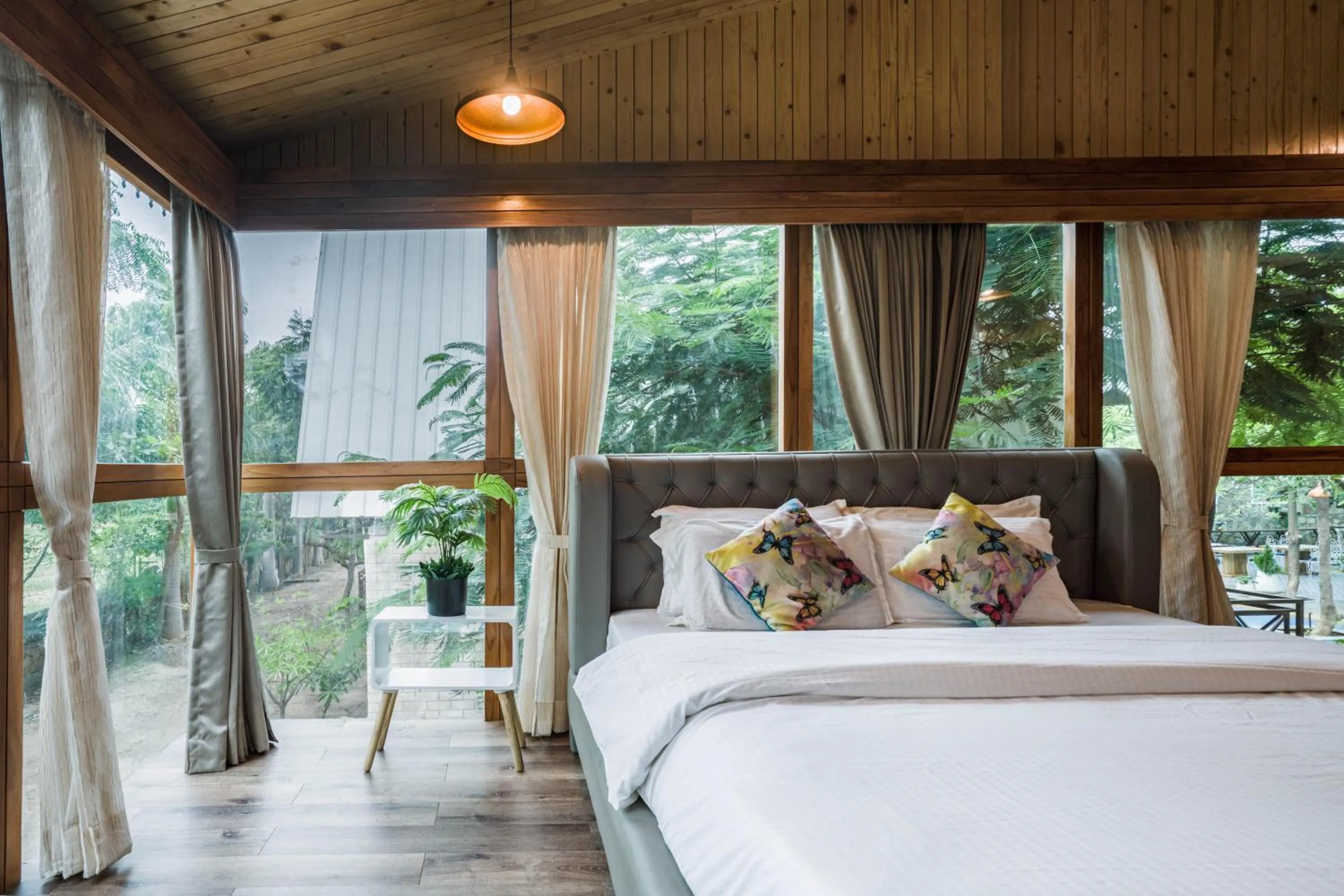 Bed in Visamo Nalsarovar Resort, Ahmedabad