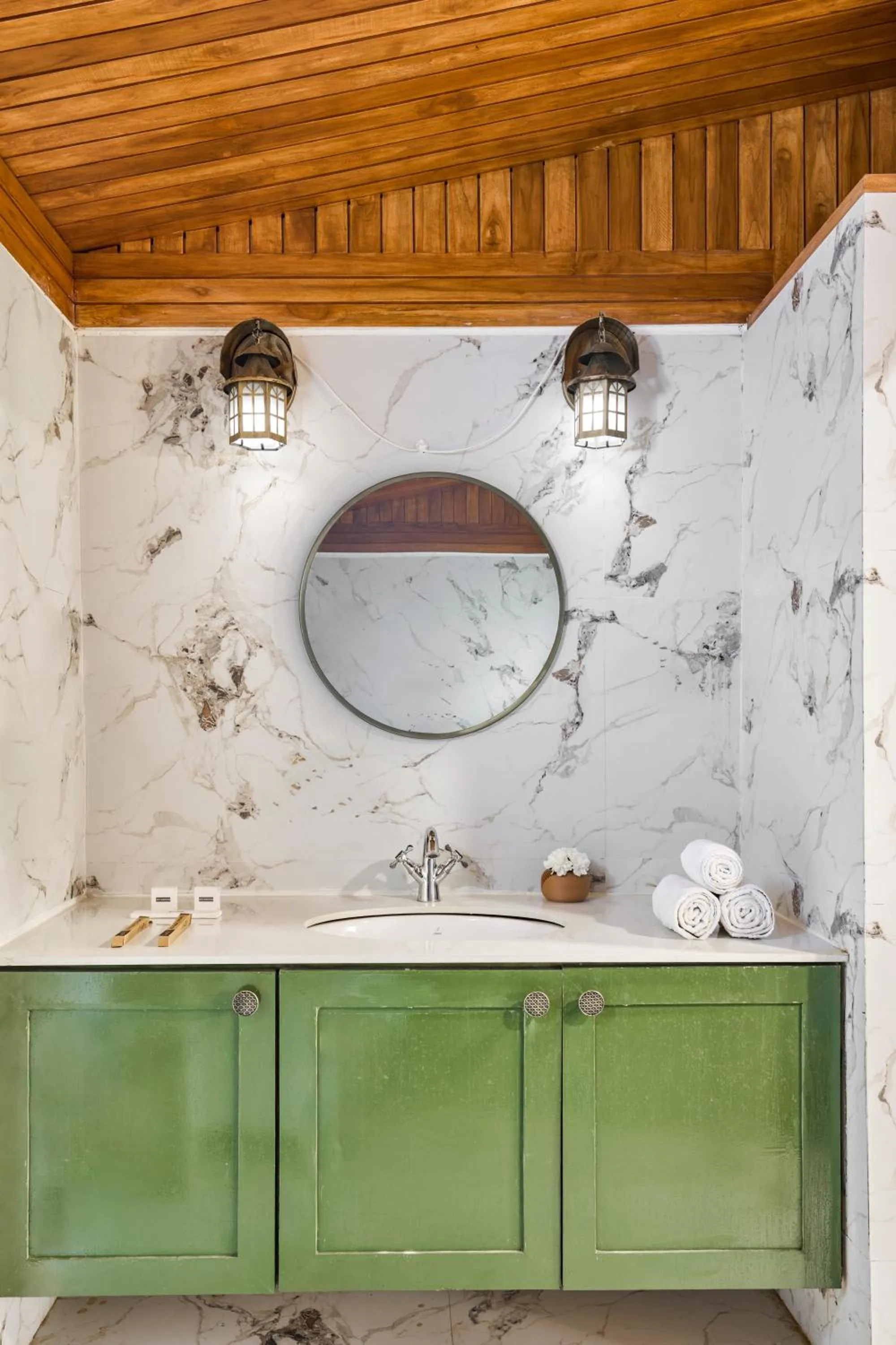 Bathroom in Visamo Nalsarovar Resort, Ahmedabad