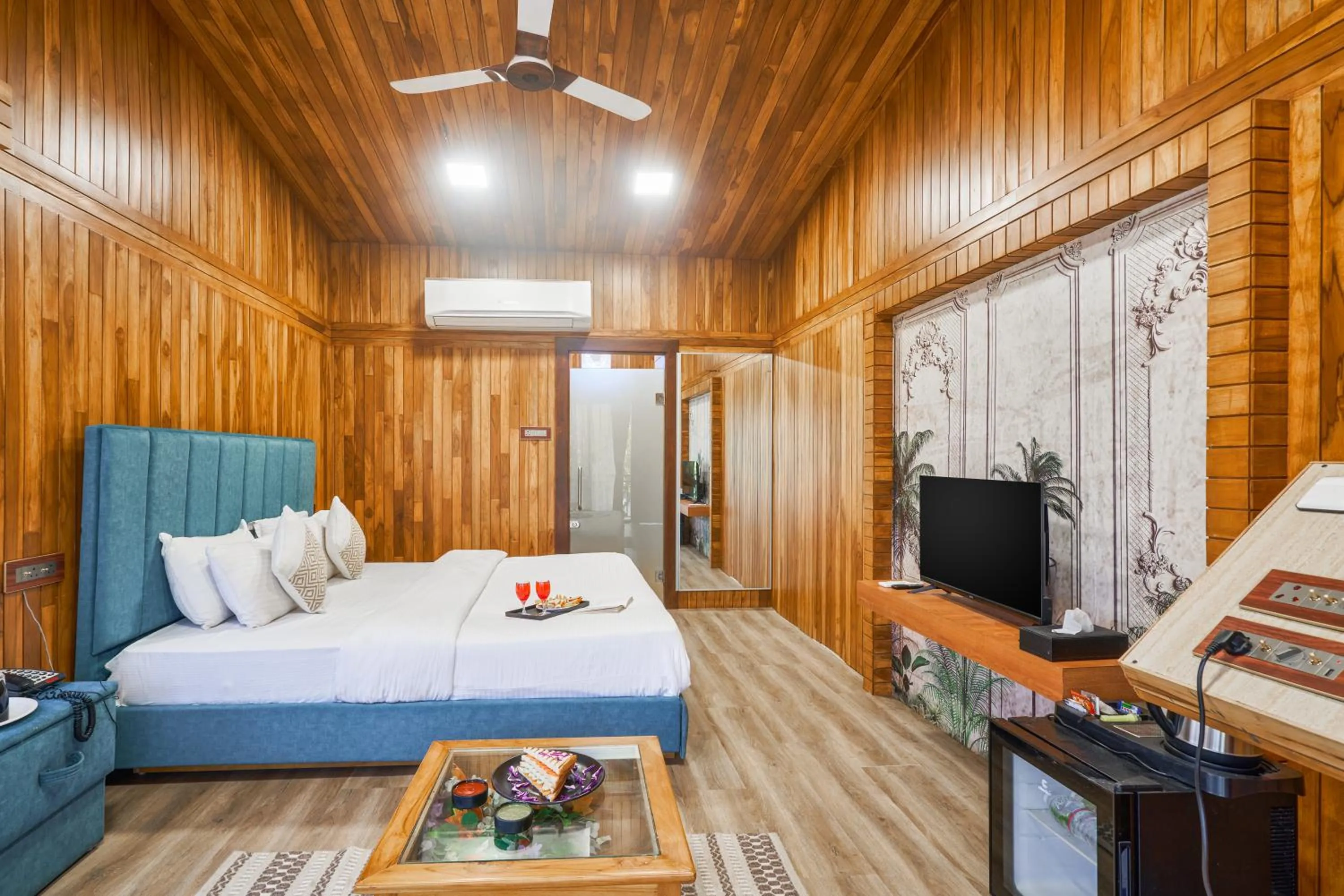 Bed in Visamo Nalsarovar Resort, Ahmedabad