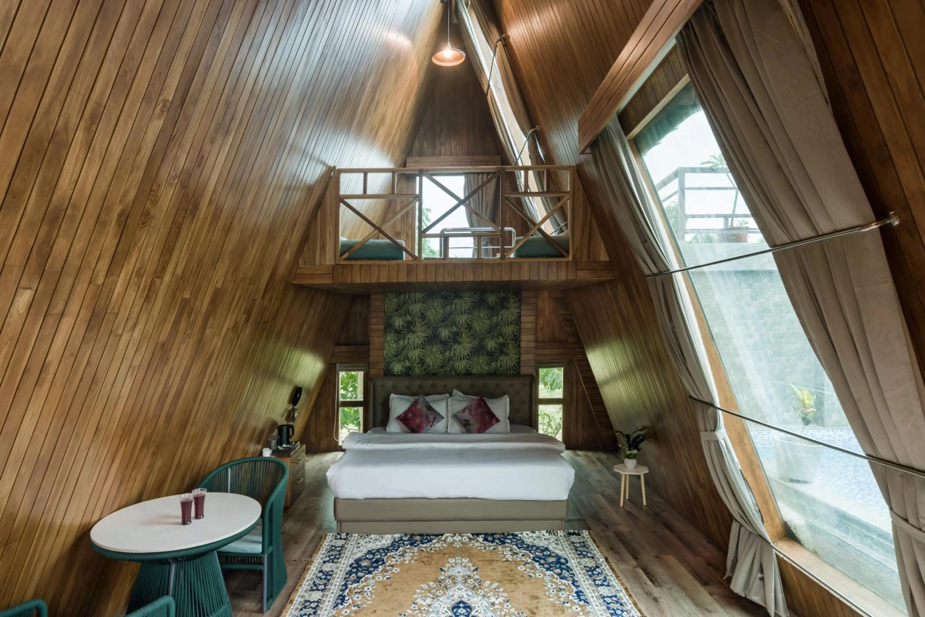 Bed in Visamo Nalsarovar Resort, Ahmedabad