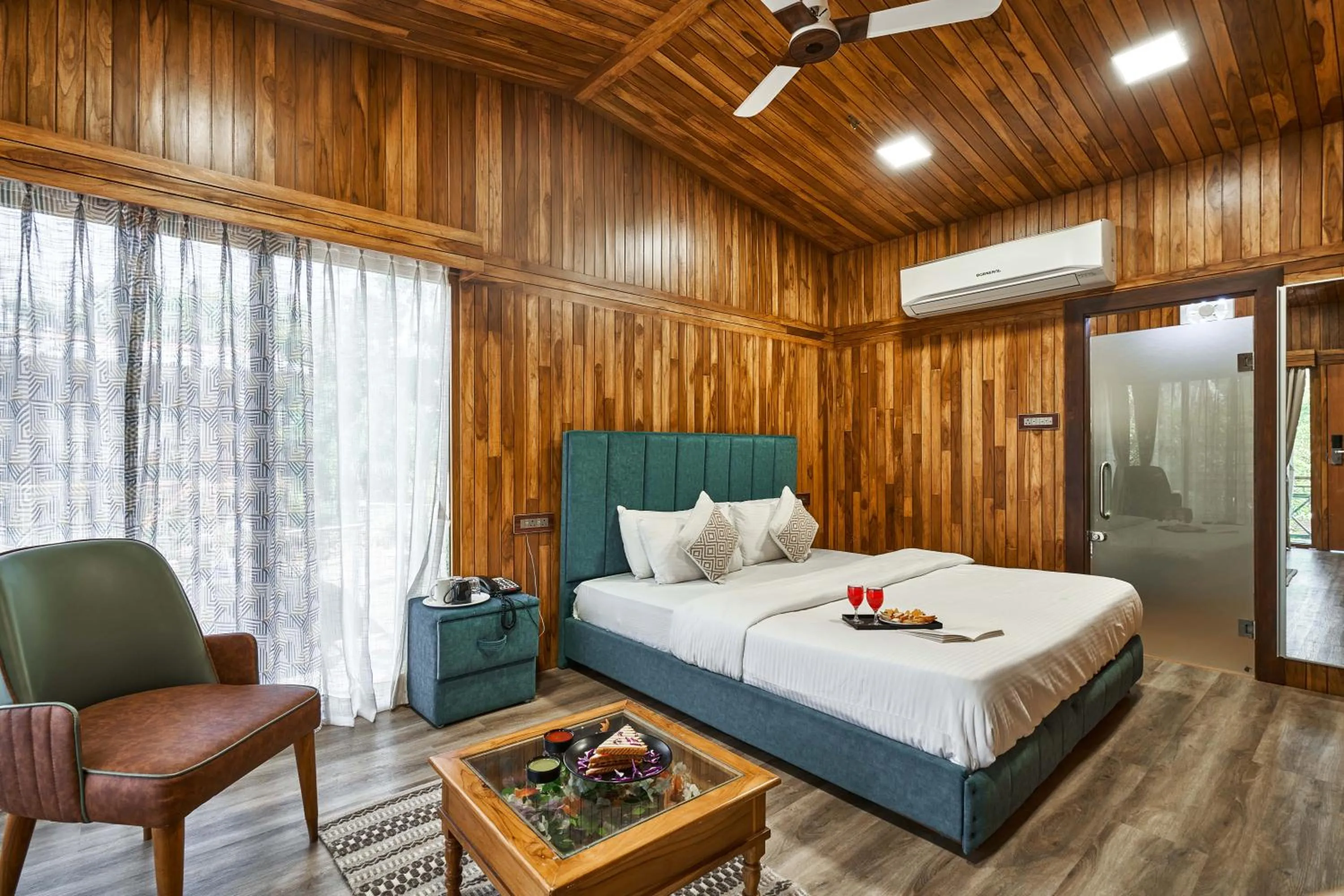 Bed in Visamo Nalsarovar Resort, Ahmedabad