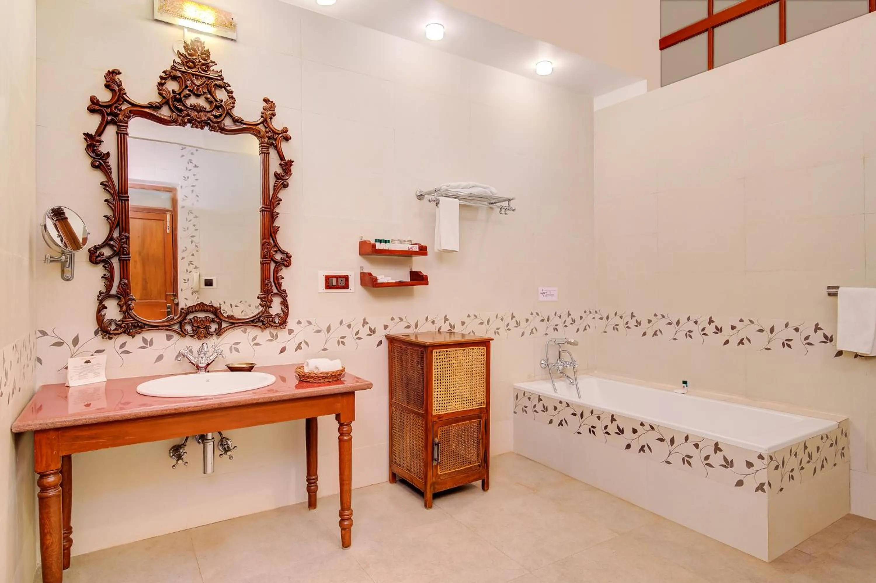 Bathroom in WelcomHeritage Shivavilas Palace, HAMPI