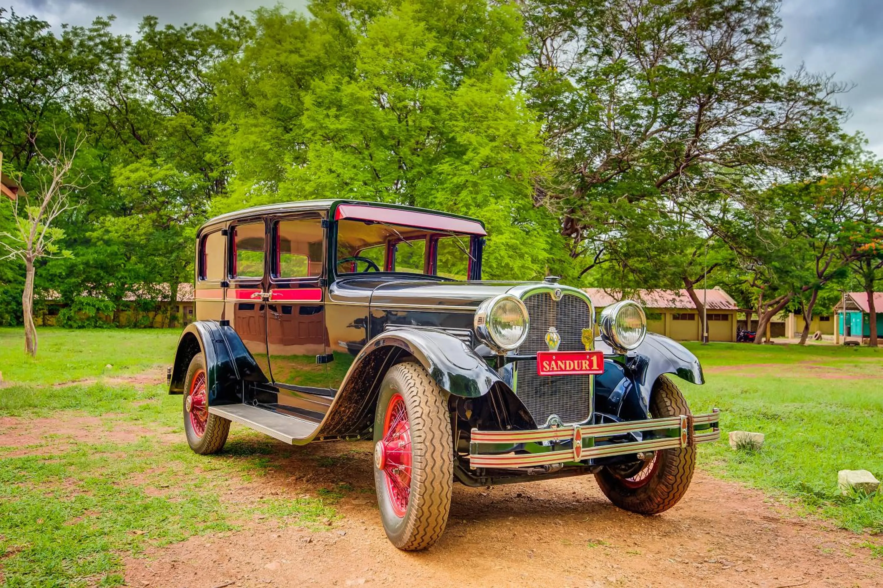 Garden in WelcomHeritage Shivavilas Palace, HAMPI