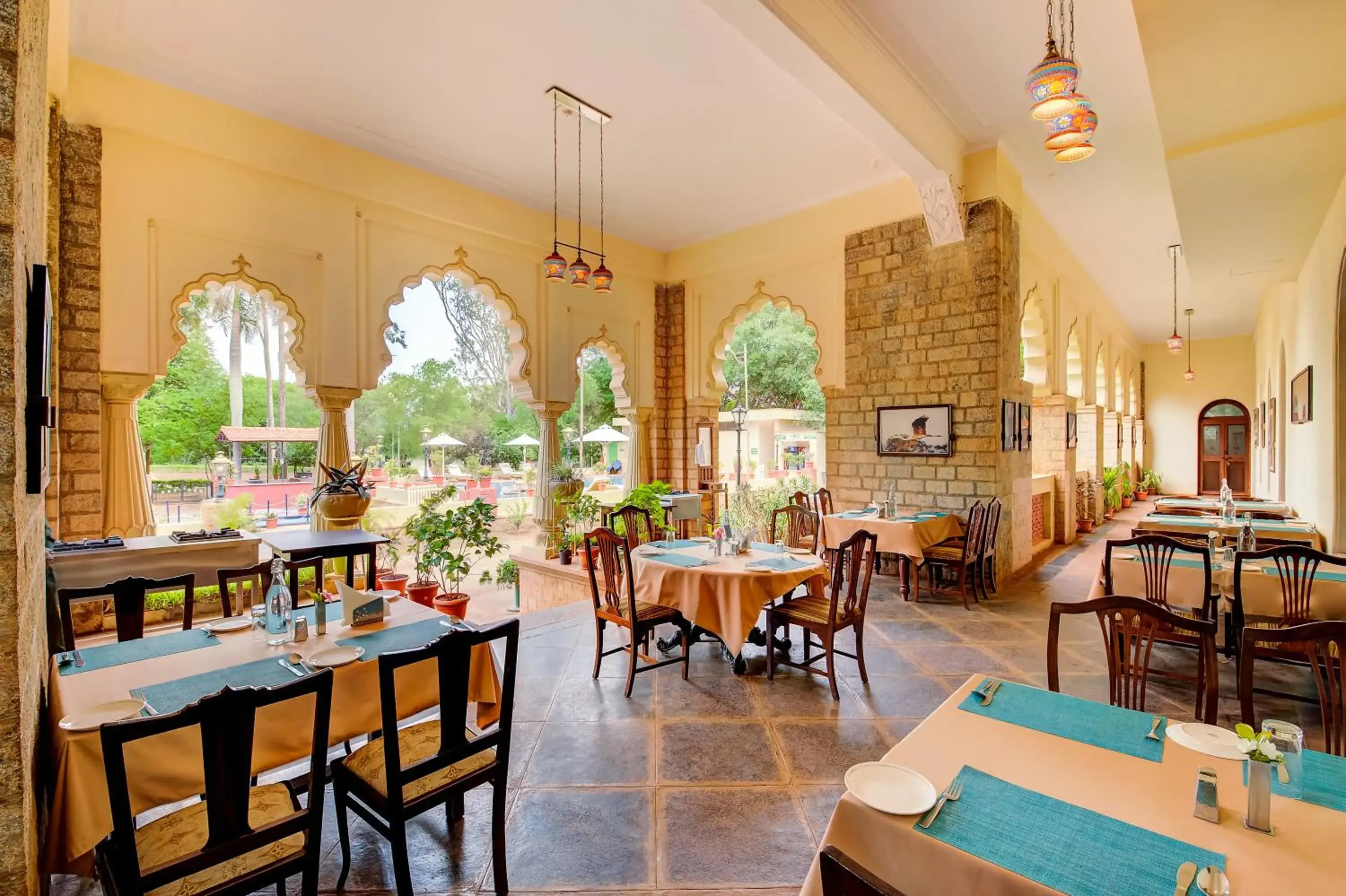 Restaurant/places to eat in WelcomHeritage Shivavilas Palace, HAMPI Restaurant/places to eat in WelcomHeritage Shivavilas Palace, HAMPI