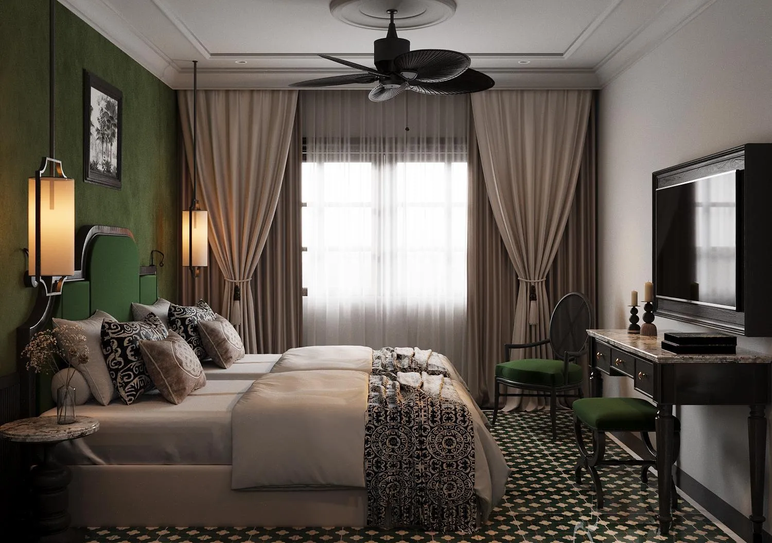 Deluxe Double or Twin Room with Balcony - single occupancy in L'Heritage Riverside Hoi An