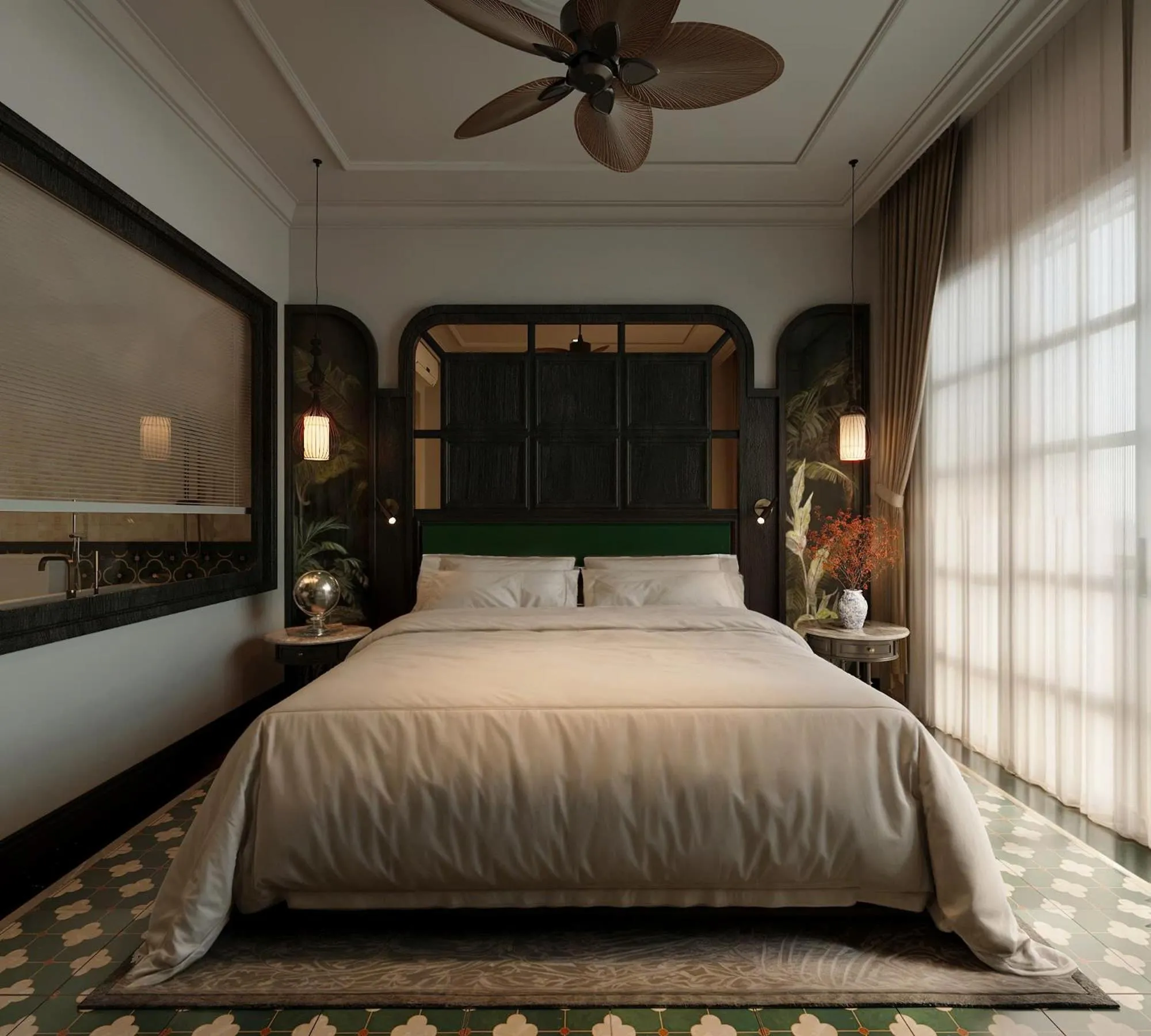 Deluxe with Pool/Partial River View & Balcony - single occupancy in L'Heritage Riverside Hoi An