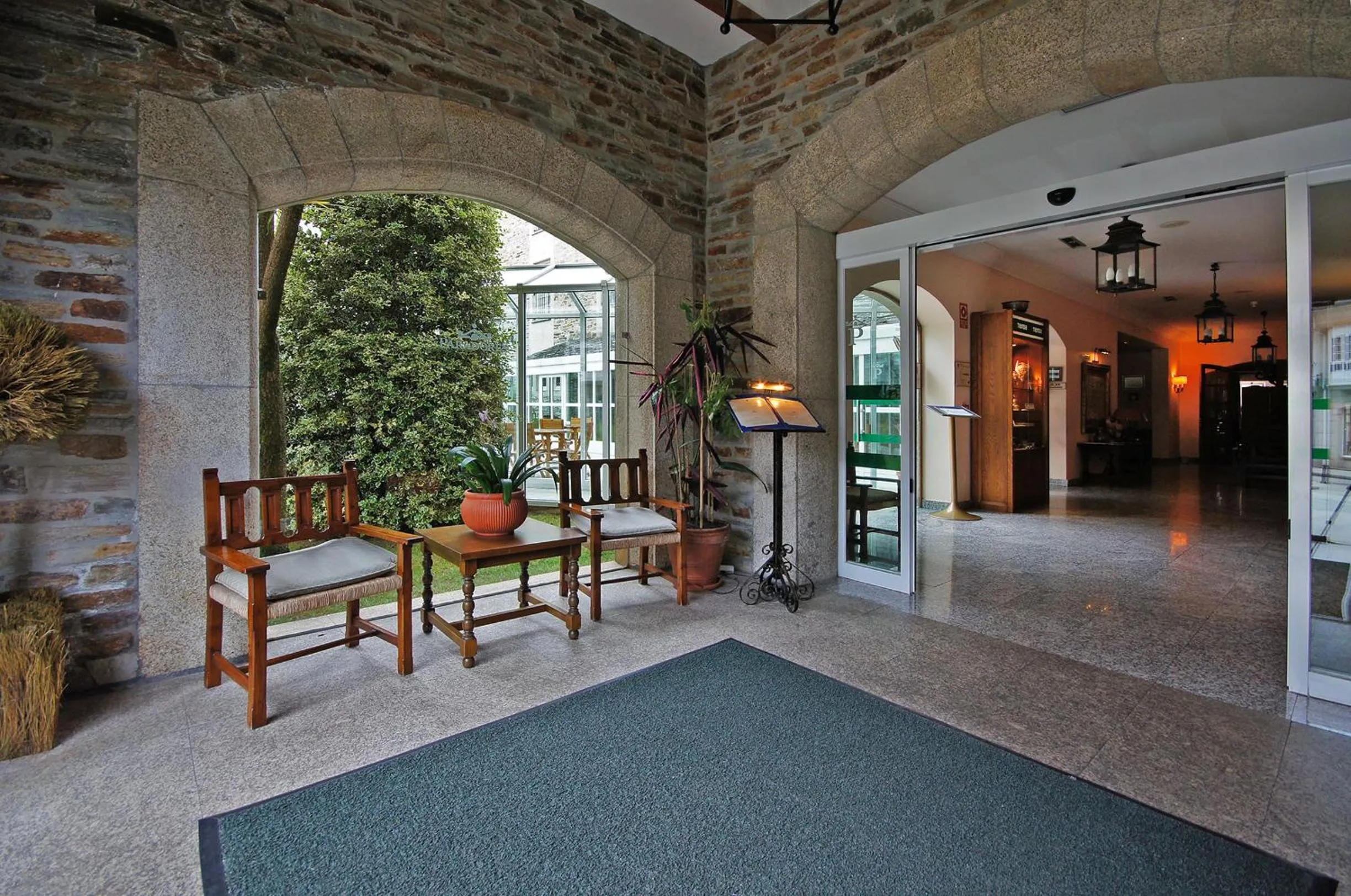 Lobby or reception in Parador de Vilalba