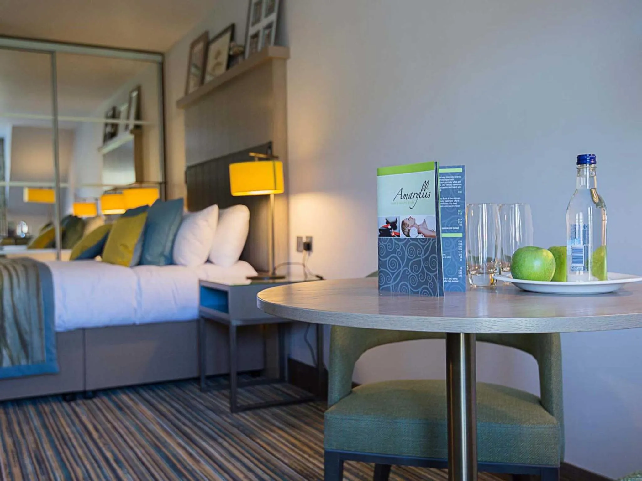 Decorative detail, Bed in The Waterside Hotel