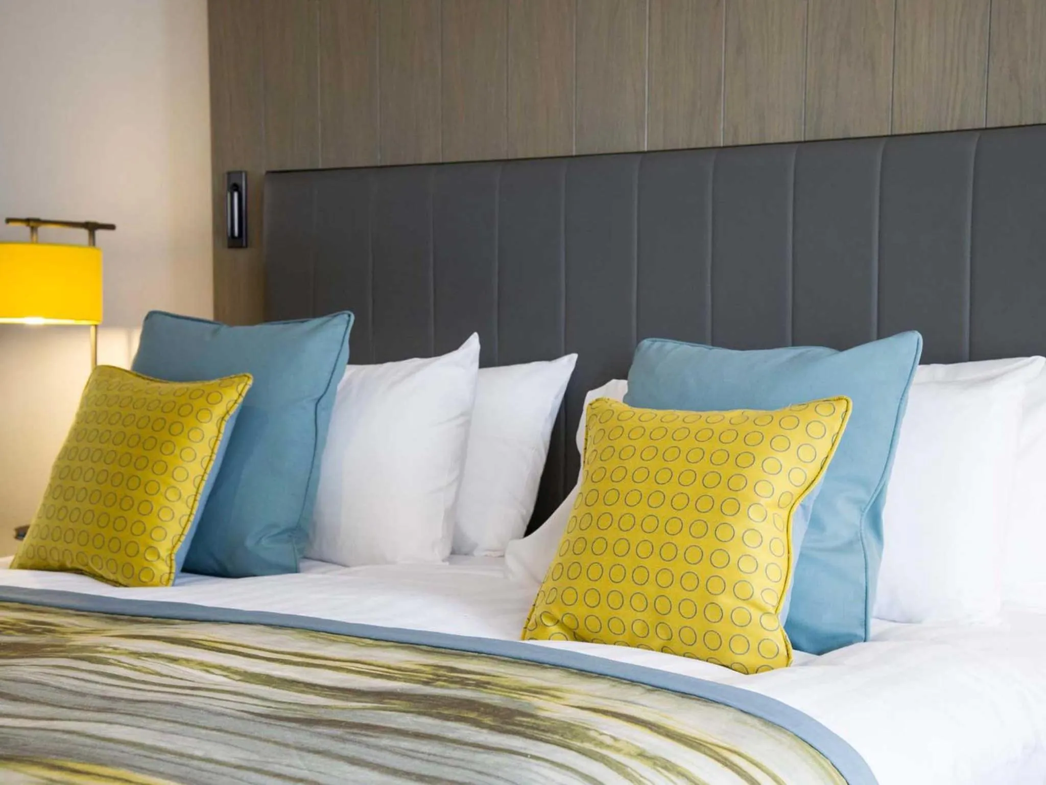 Decorative detail, Bed in The Waterside Hotel