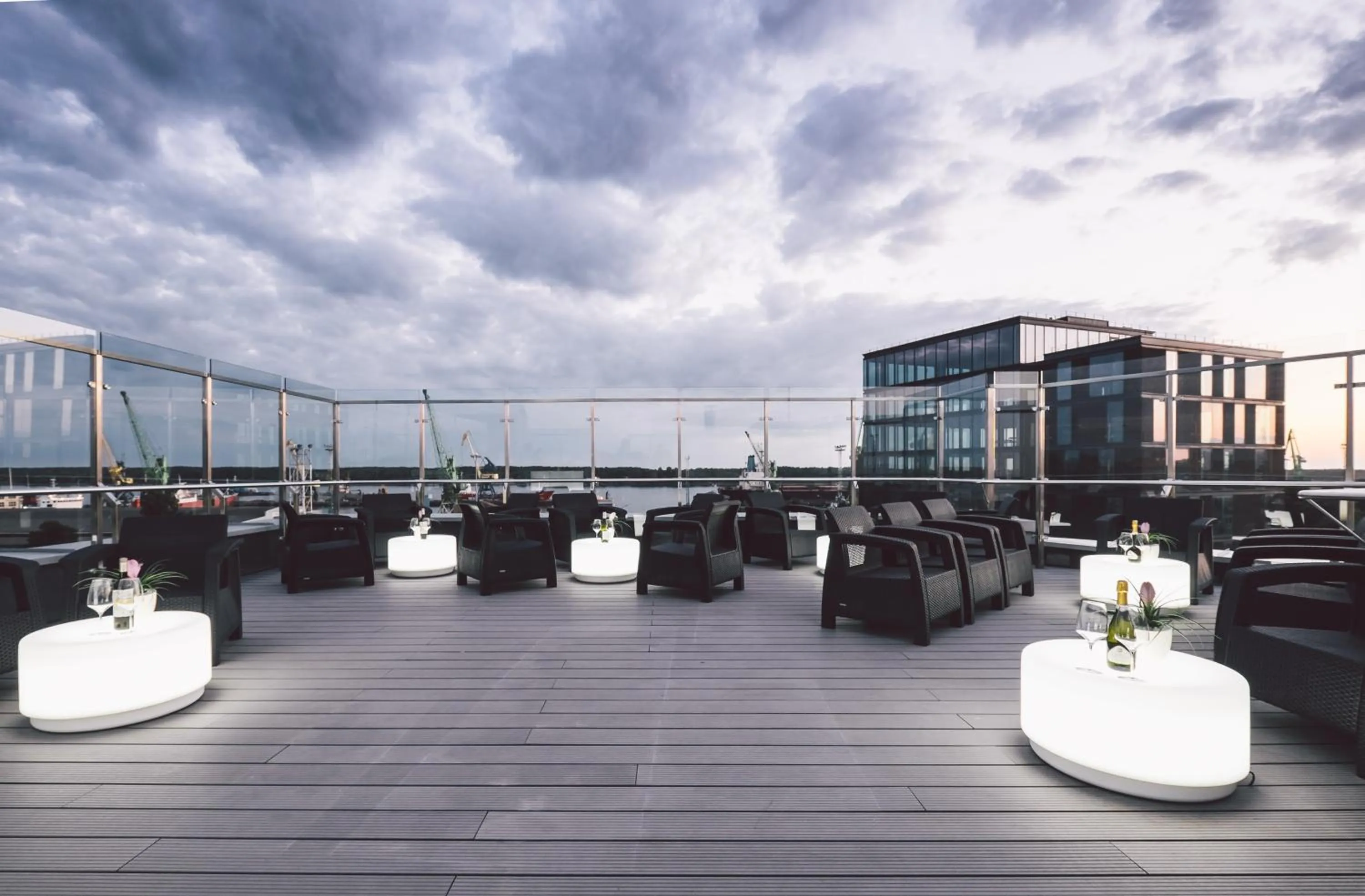 Balcony/Terrace in Dunetton - self check-in hotel