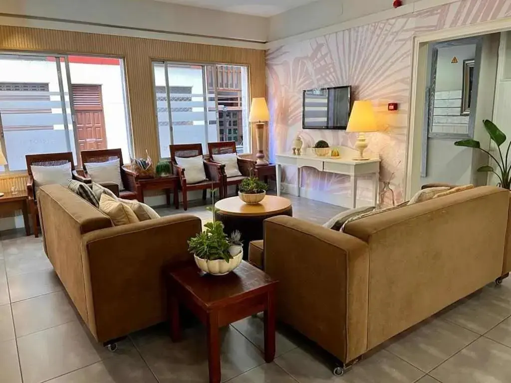 Lobby or reception in Hotel Horizonte Lobby or reception in Hotel Horizonte