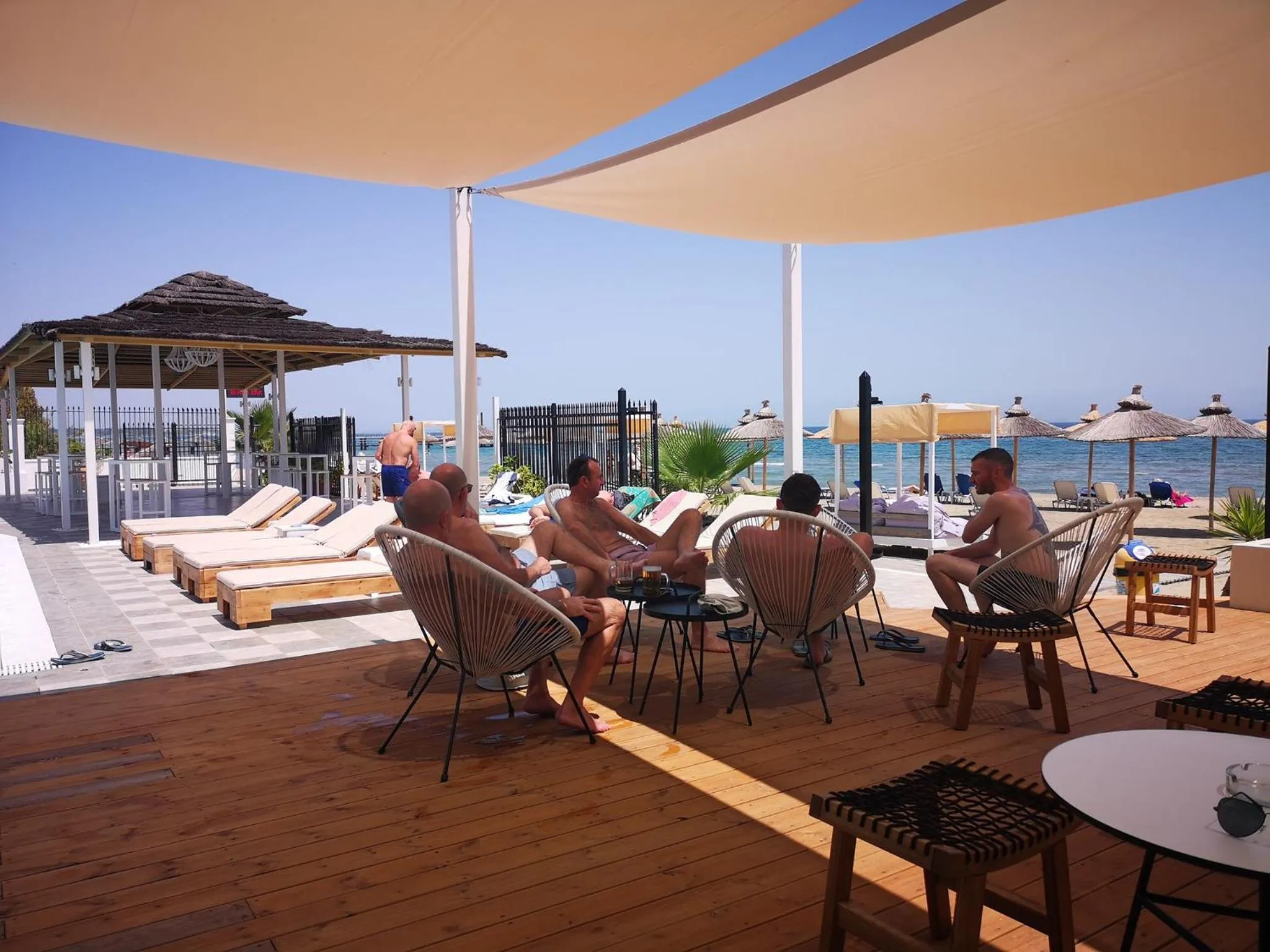 Lounge or bar in Ammos Apartments