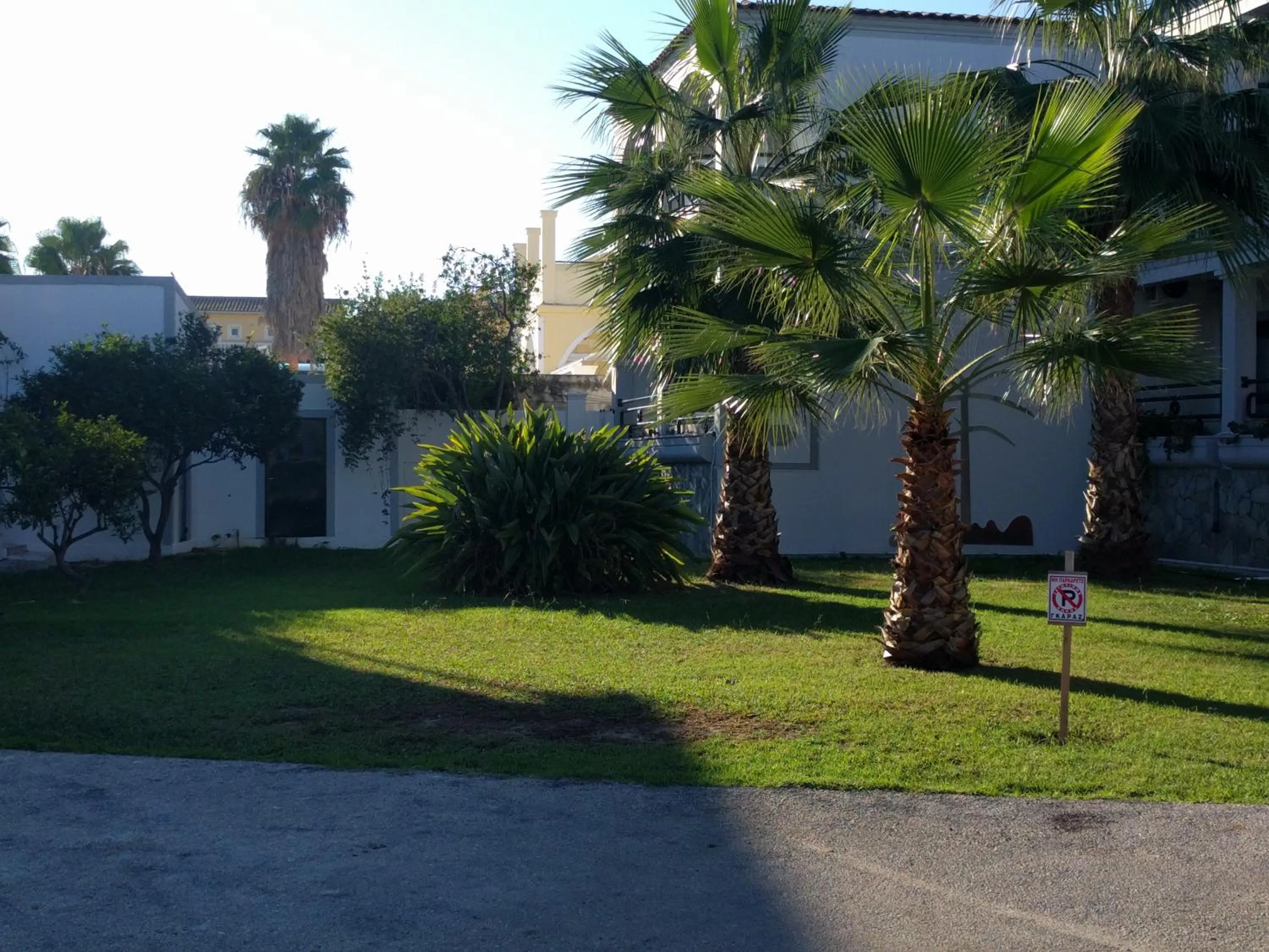 Garden view in Ammos Apartments