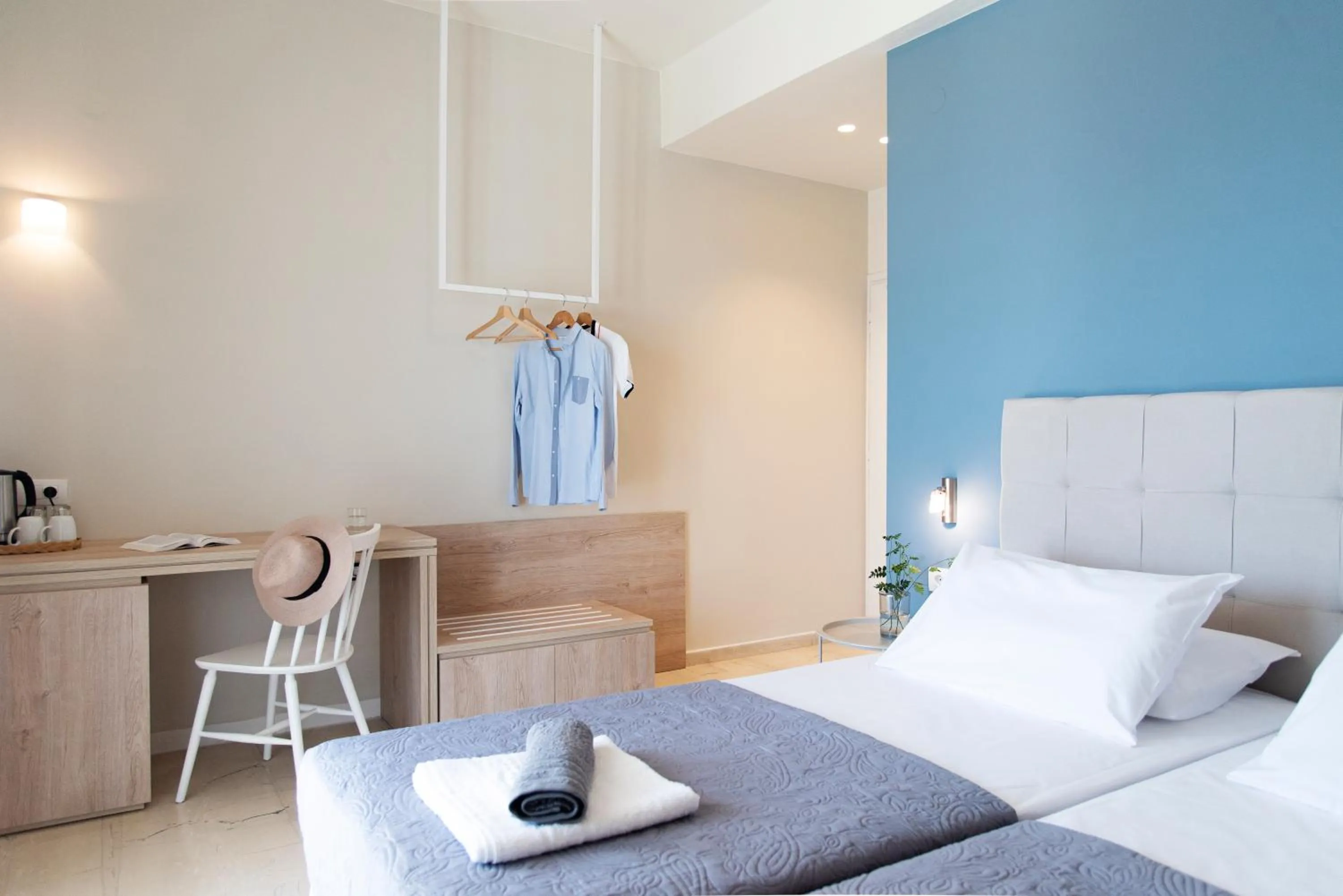 Bedroom, Bed in Ammos Apartments