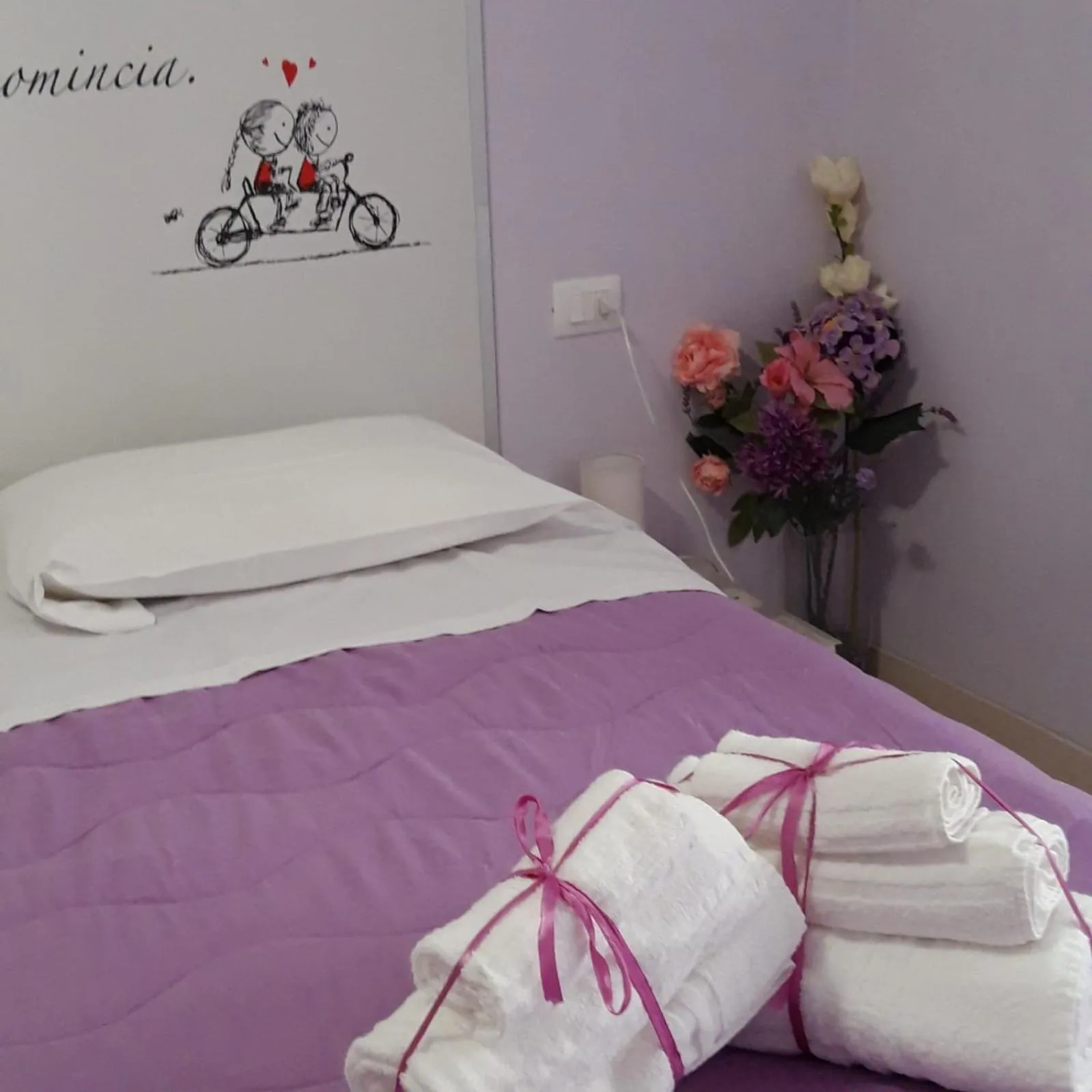 Bed in B&B Da Ninetta