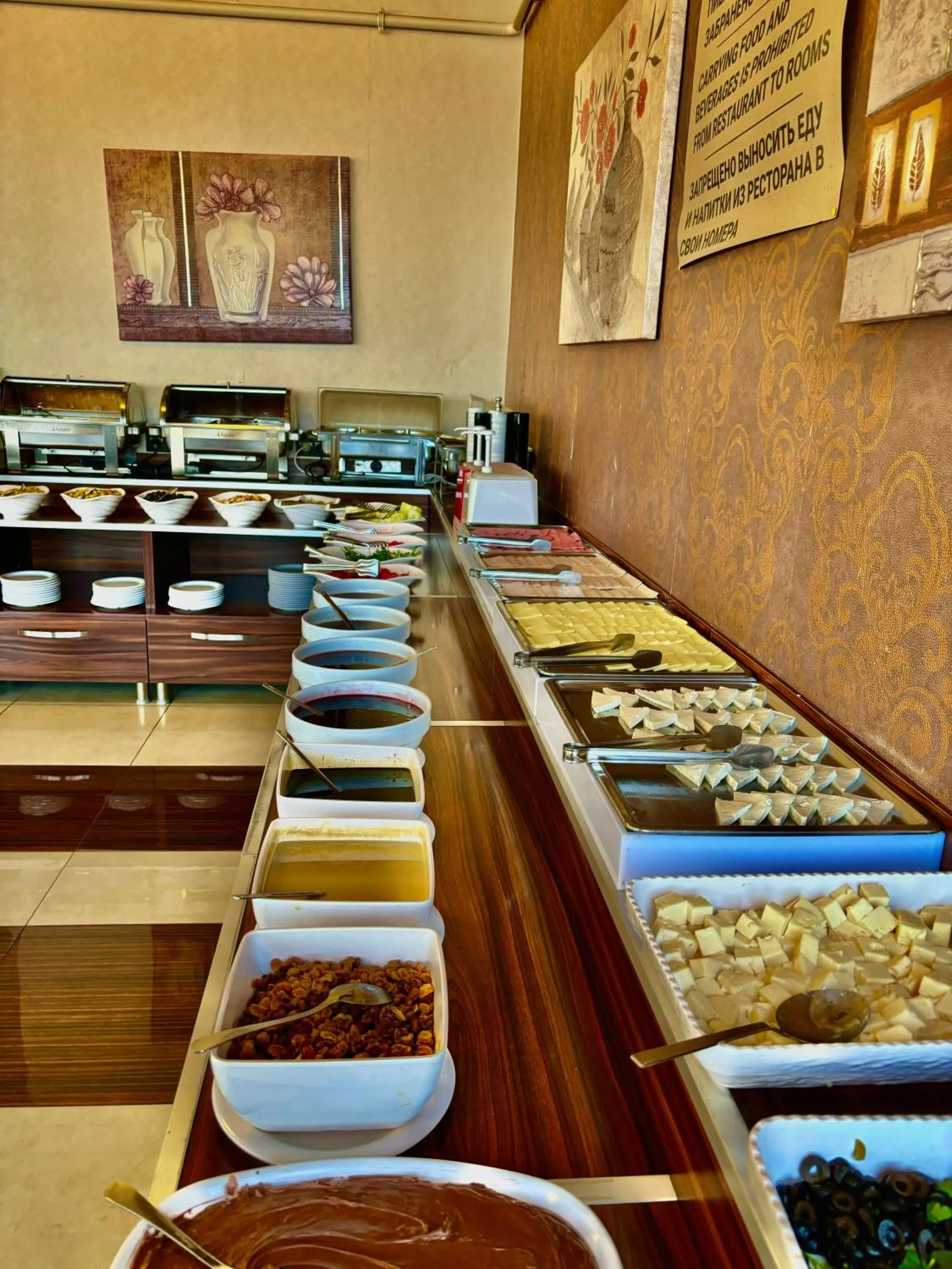Buffet breakfast in Gold Hotel