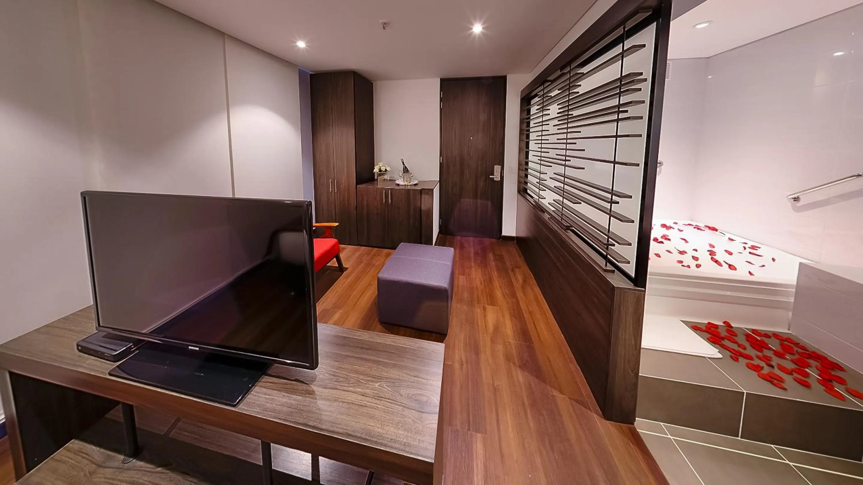 Seating area in AZ Hotel