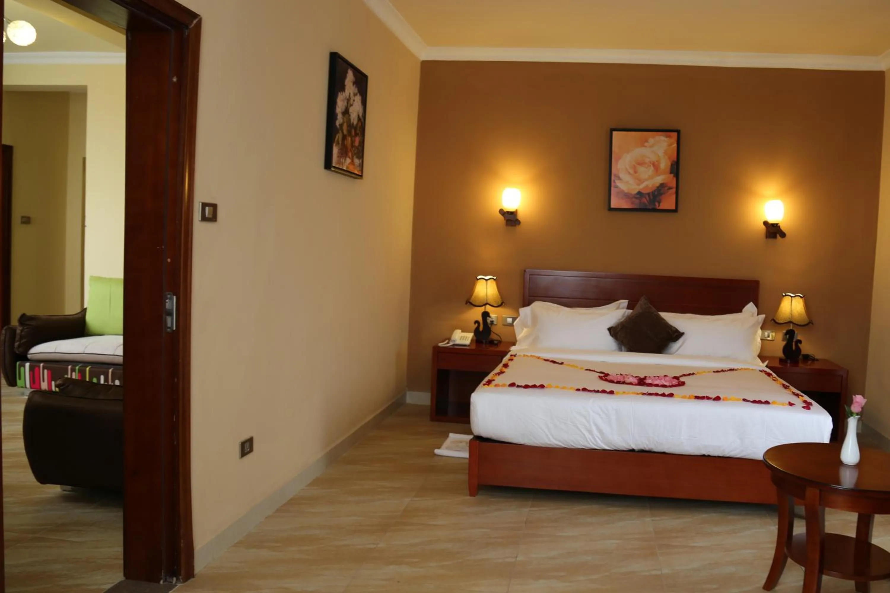 Photo of the whole room, Bed in Ye Afoli International Hotel