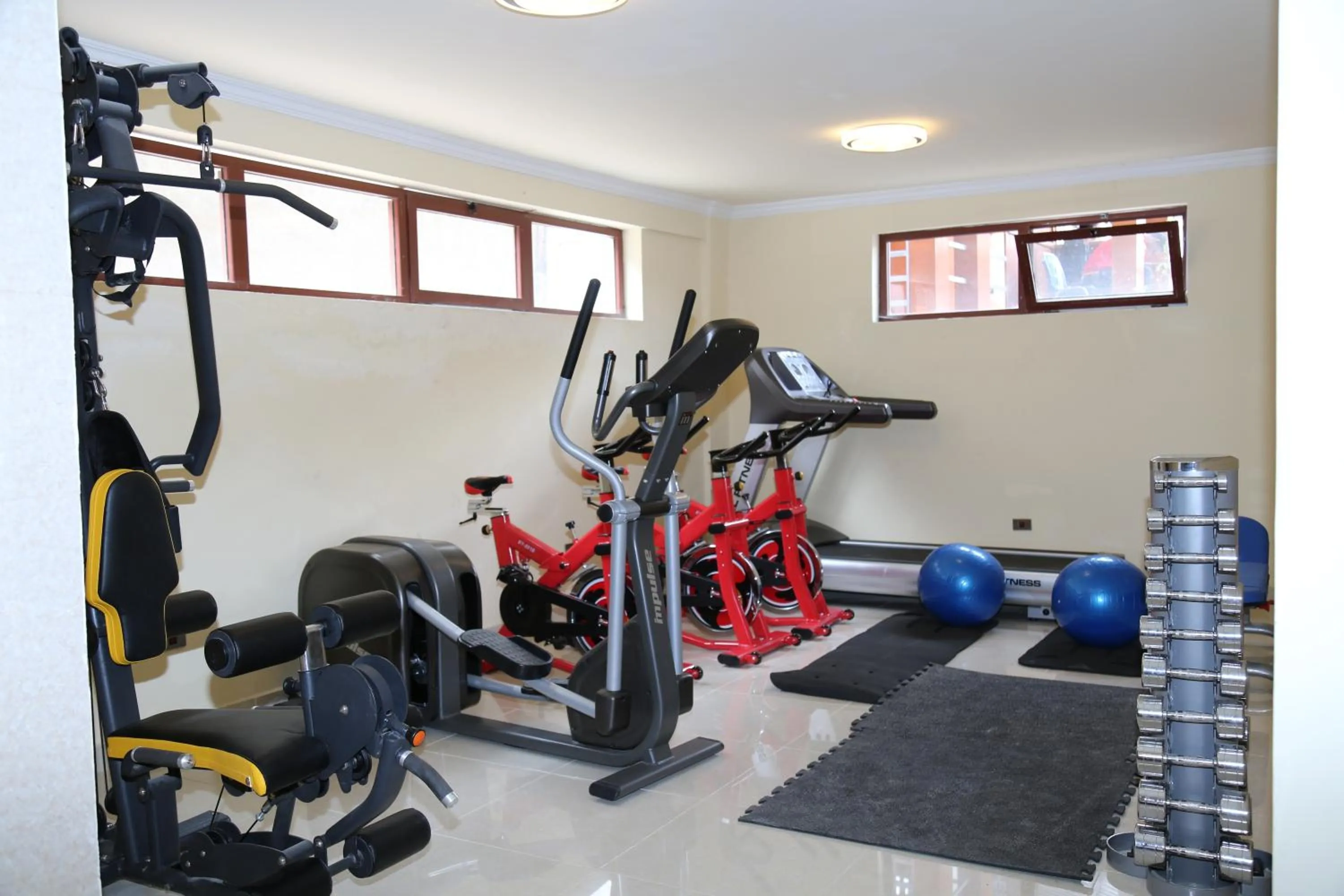Fitness centre/facilities in Ye Afoli International Hotel