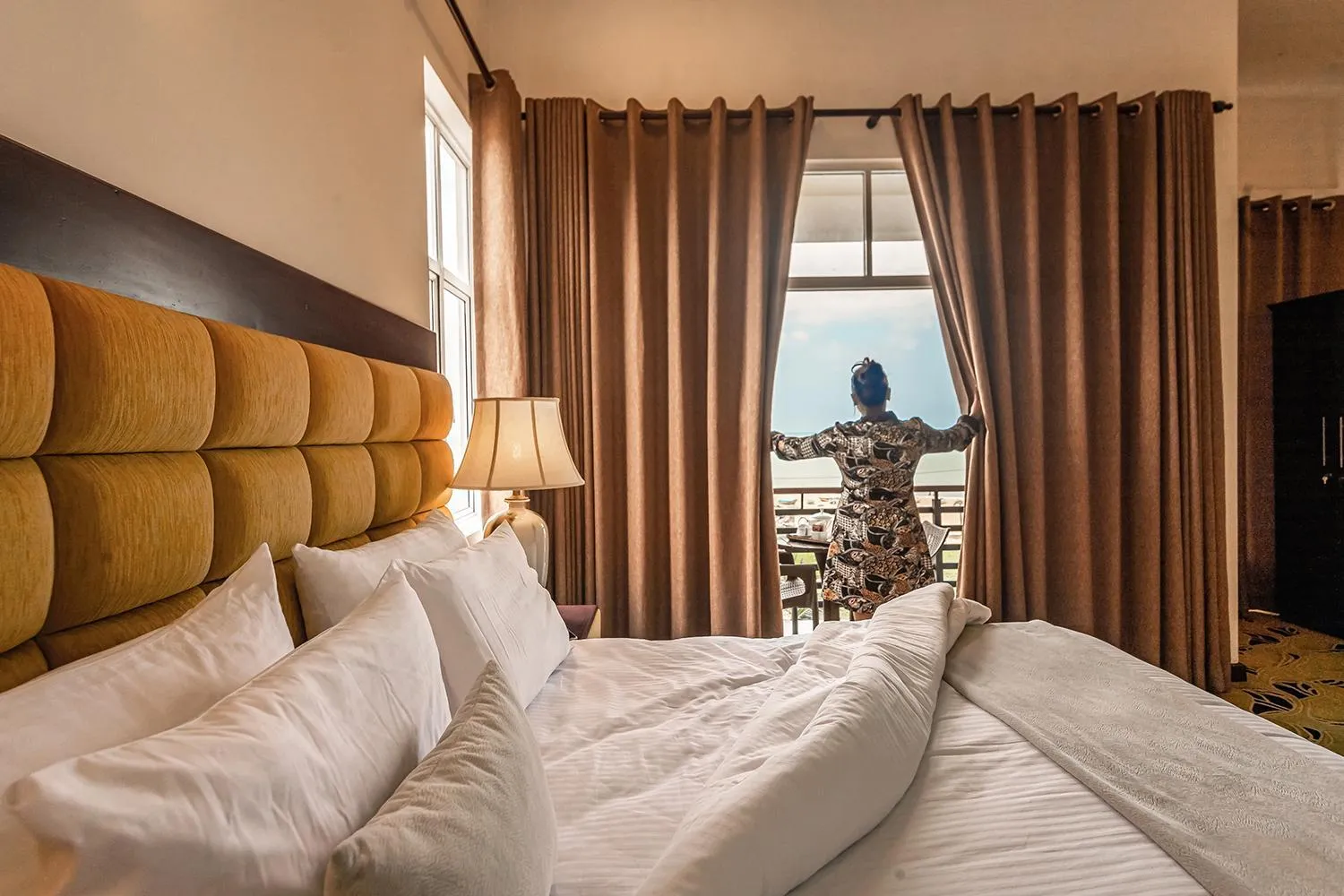 Bed in Beverly Beach Hotel & Transit