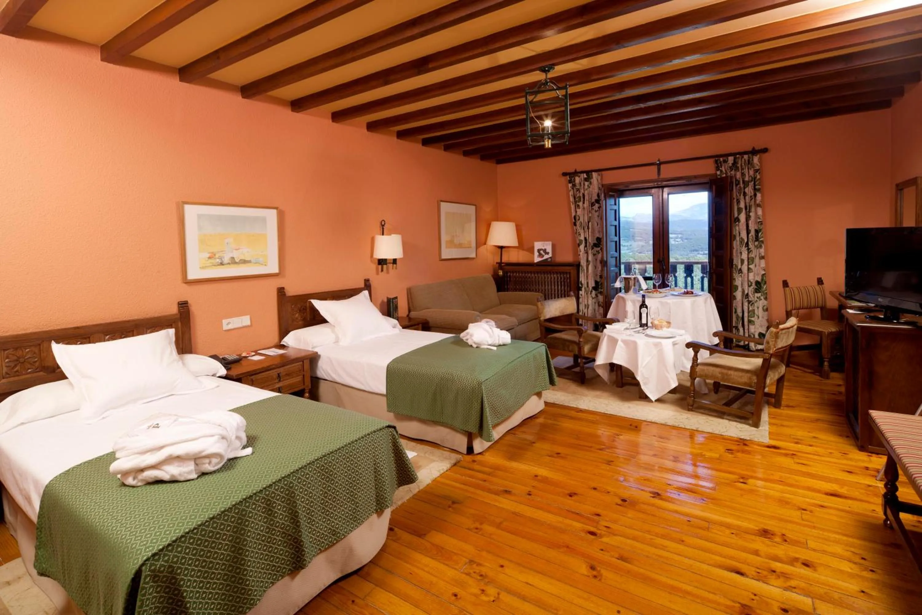 Bedroom in Parador de Cervera de Pisuerga
