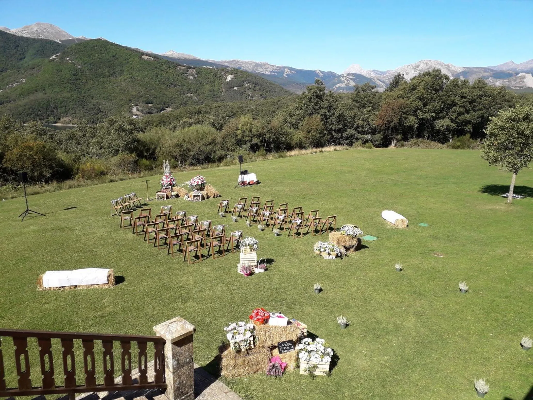 Garden in Parador de Cervera de Pisuerga