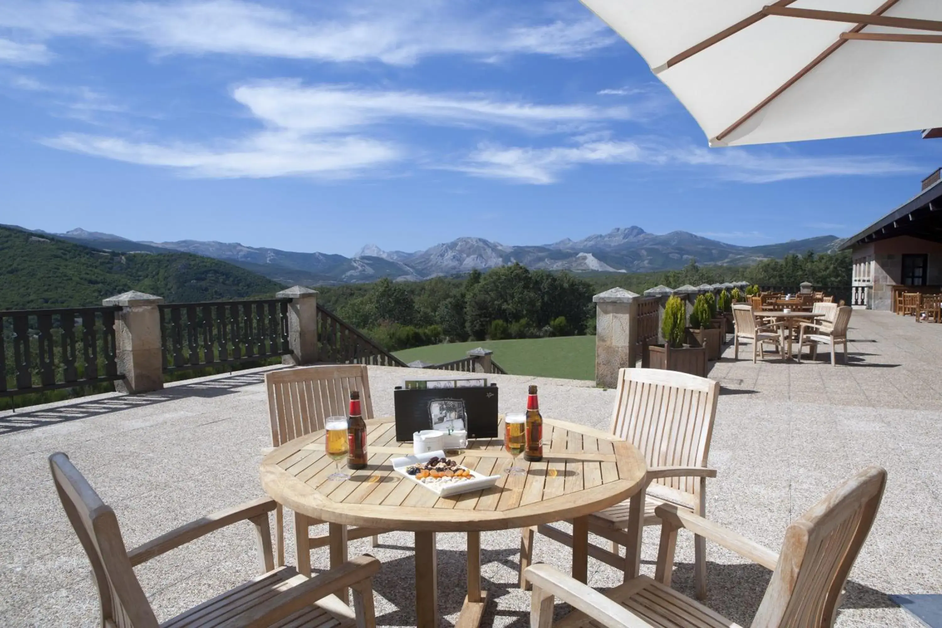 Mountain view in Parador de Cervera de Pisuerga Mountain view in Parador de Cervera de Pisuerga