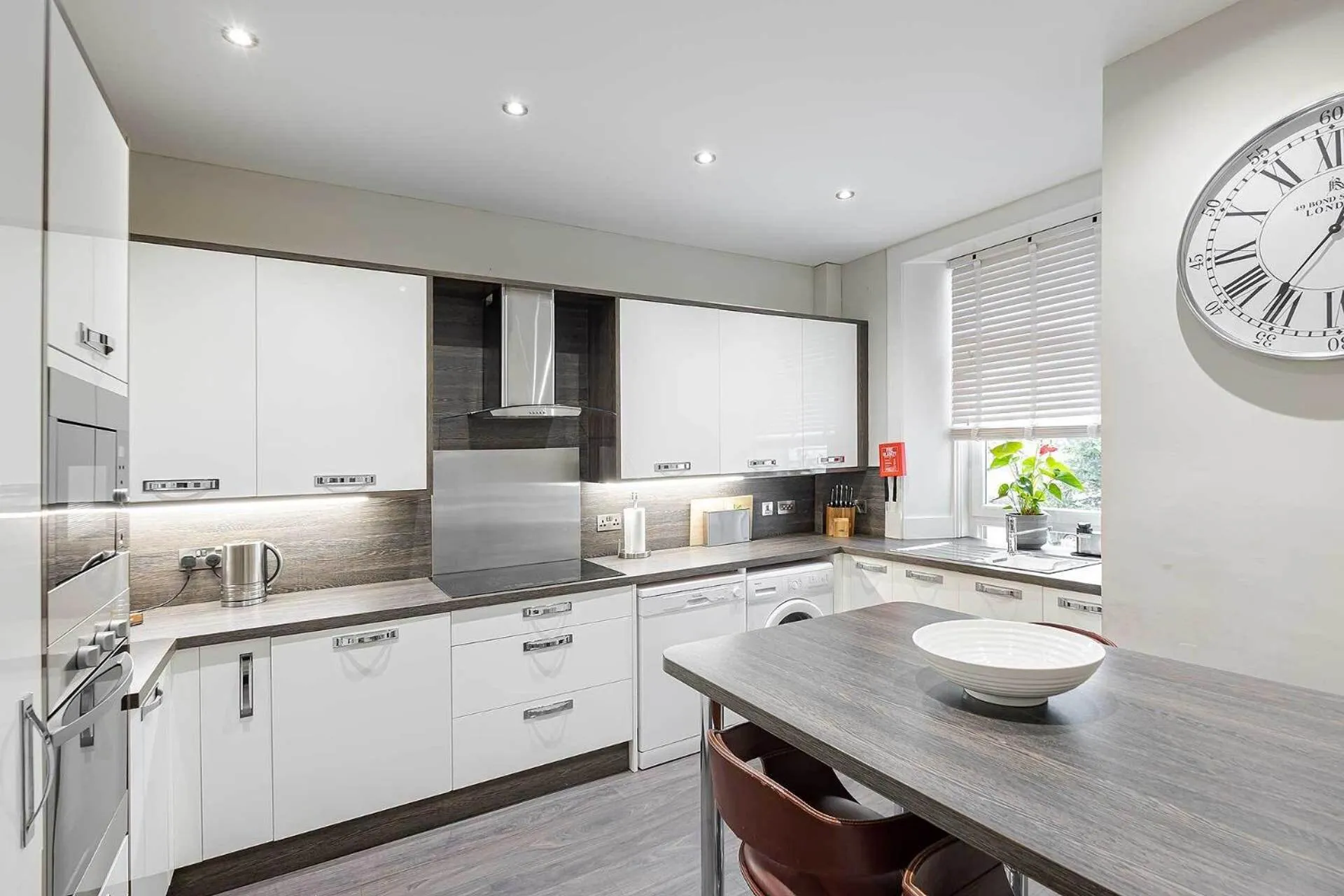 Kitchen or kitchenette in Carmel Apartments