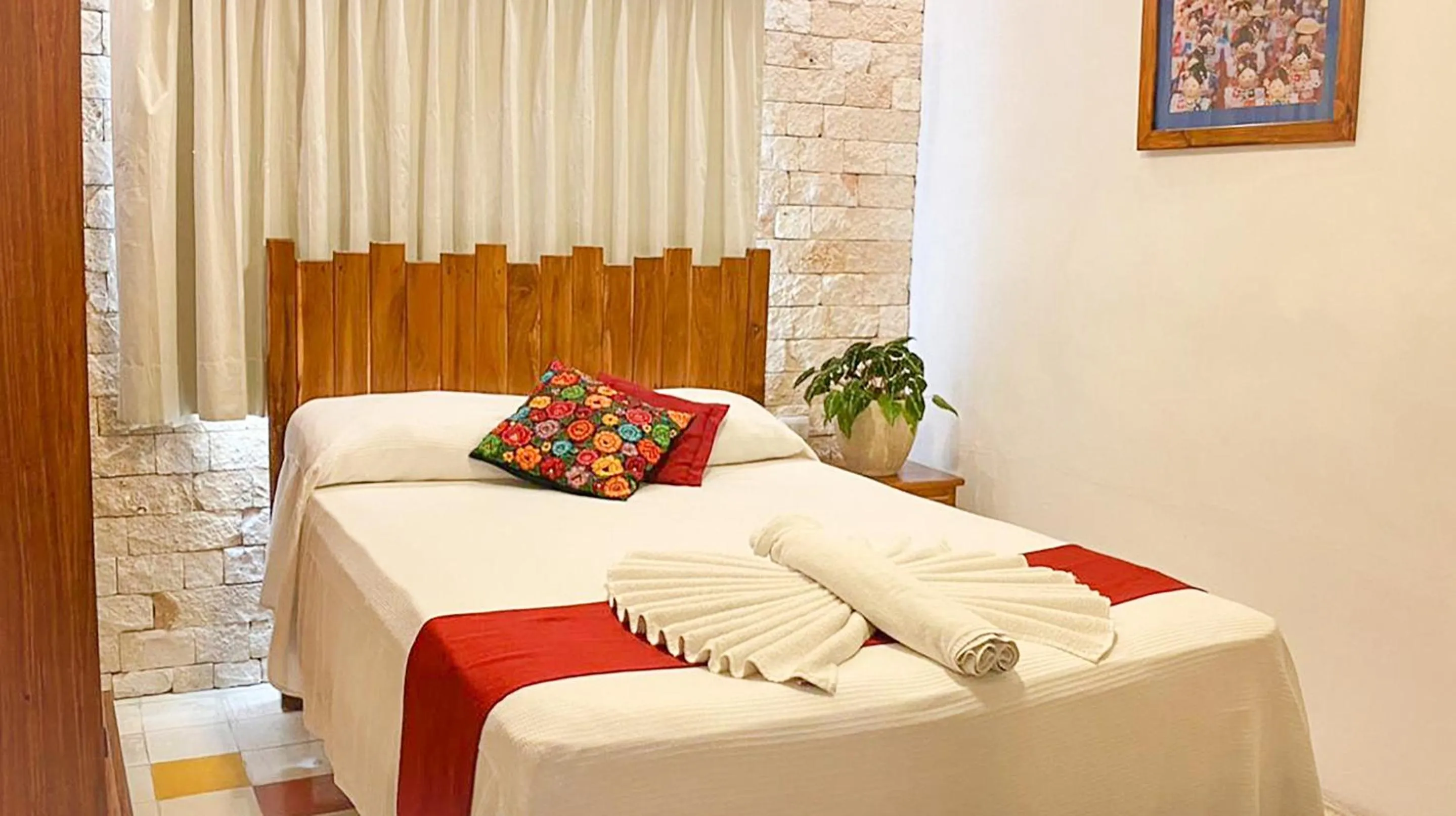 Bed in Hotel Casa Hipil