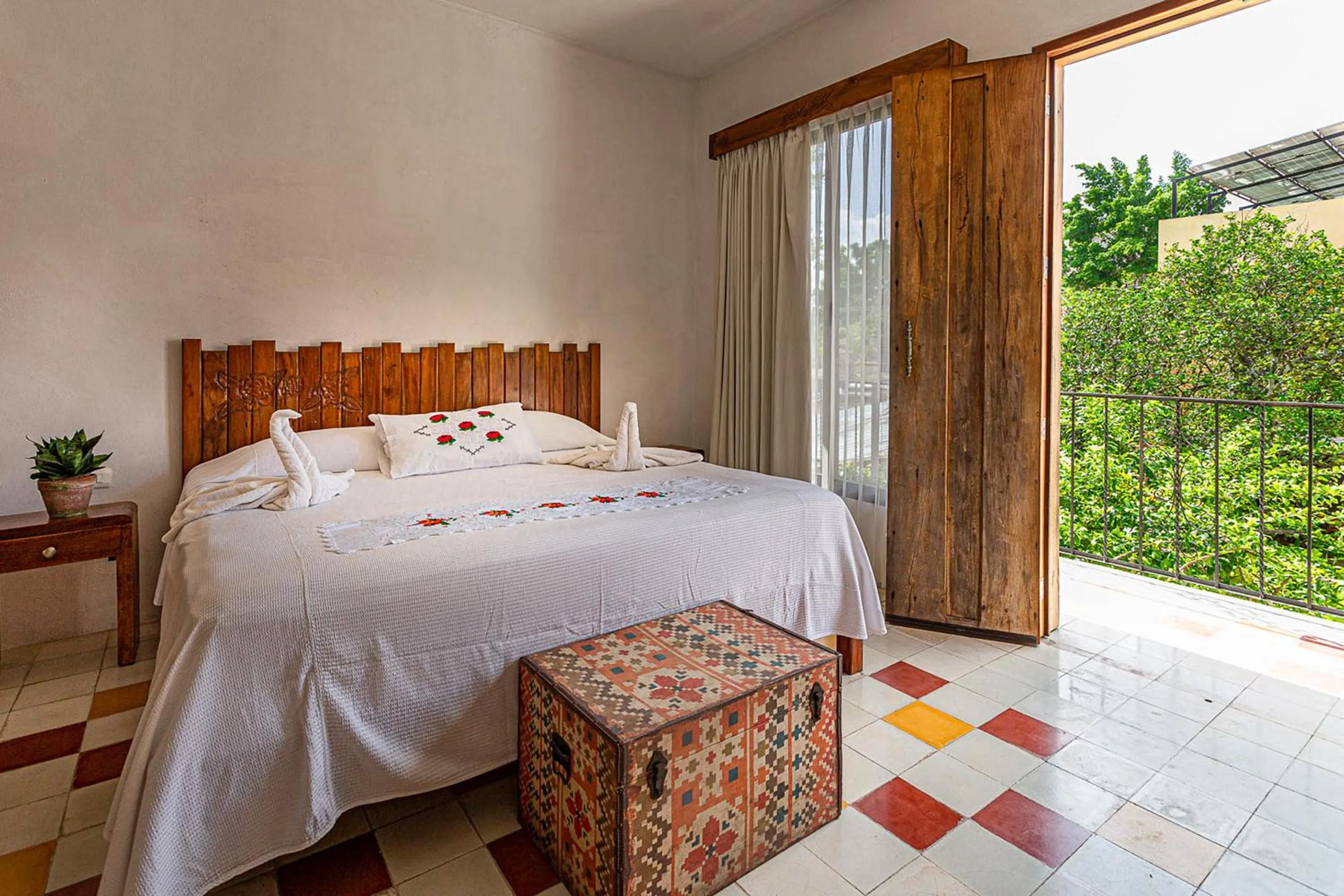 Bed in Hotel Casa Hipil