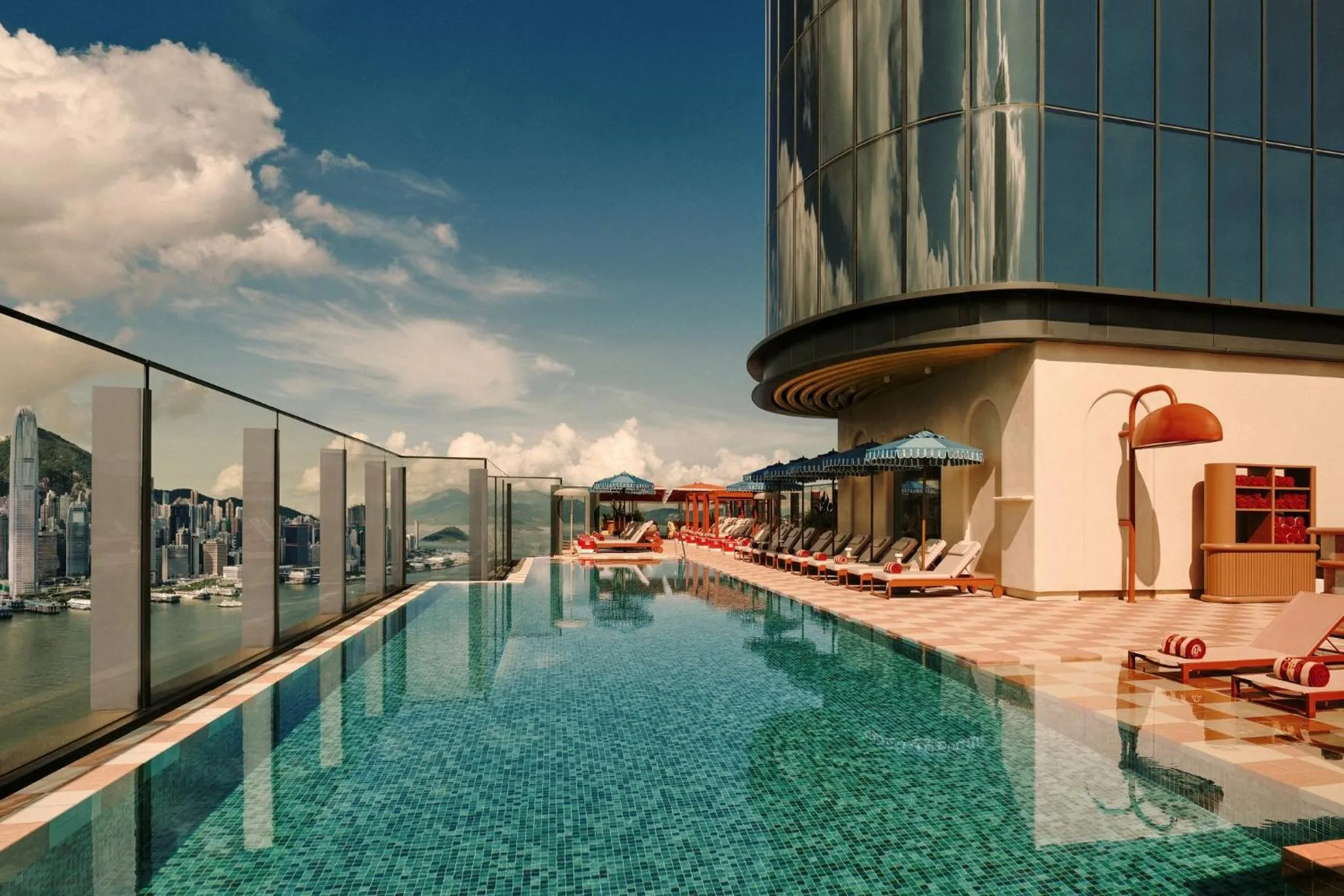 Swimming pool in Kimpton Tsim Sha Tsui Hong Kong