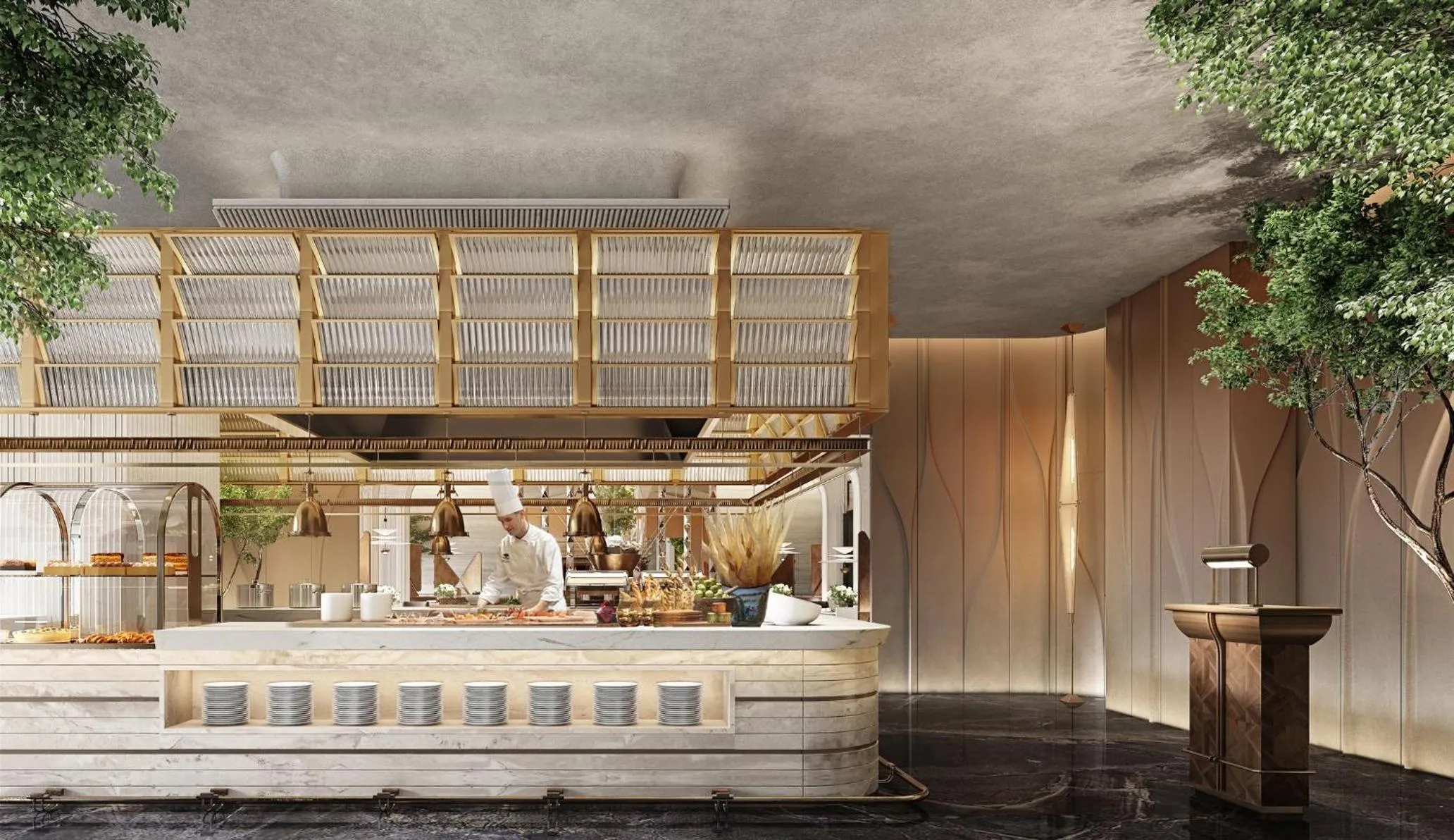 Restaurant/places to eat in Crowne Plaza Taixing