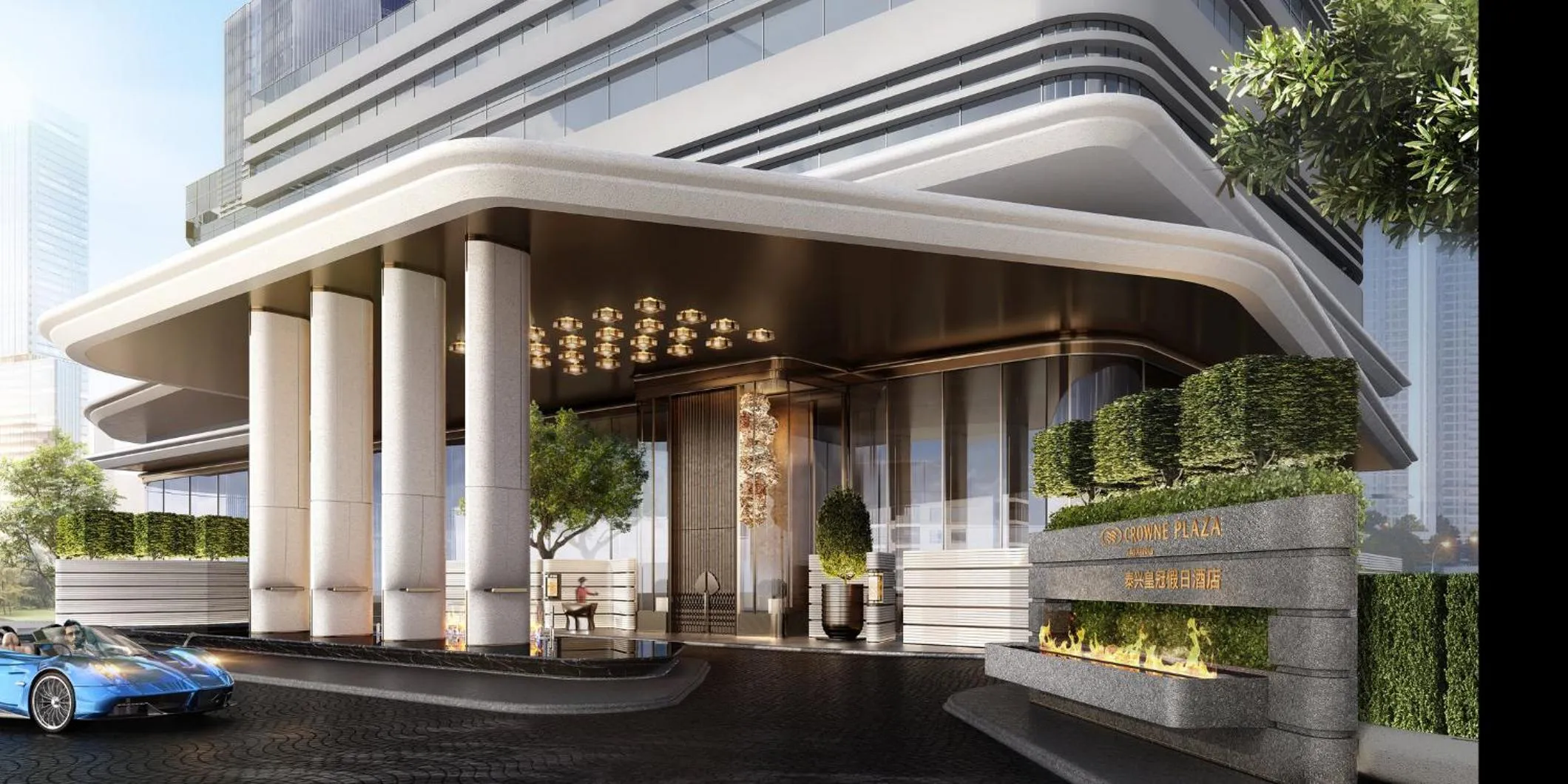 Property building in Crowne Plaza Taixing