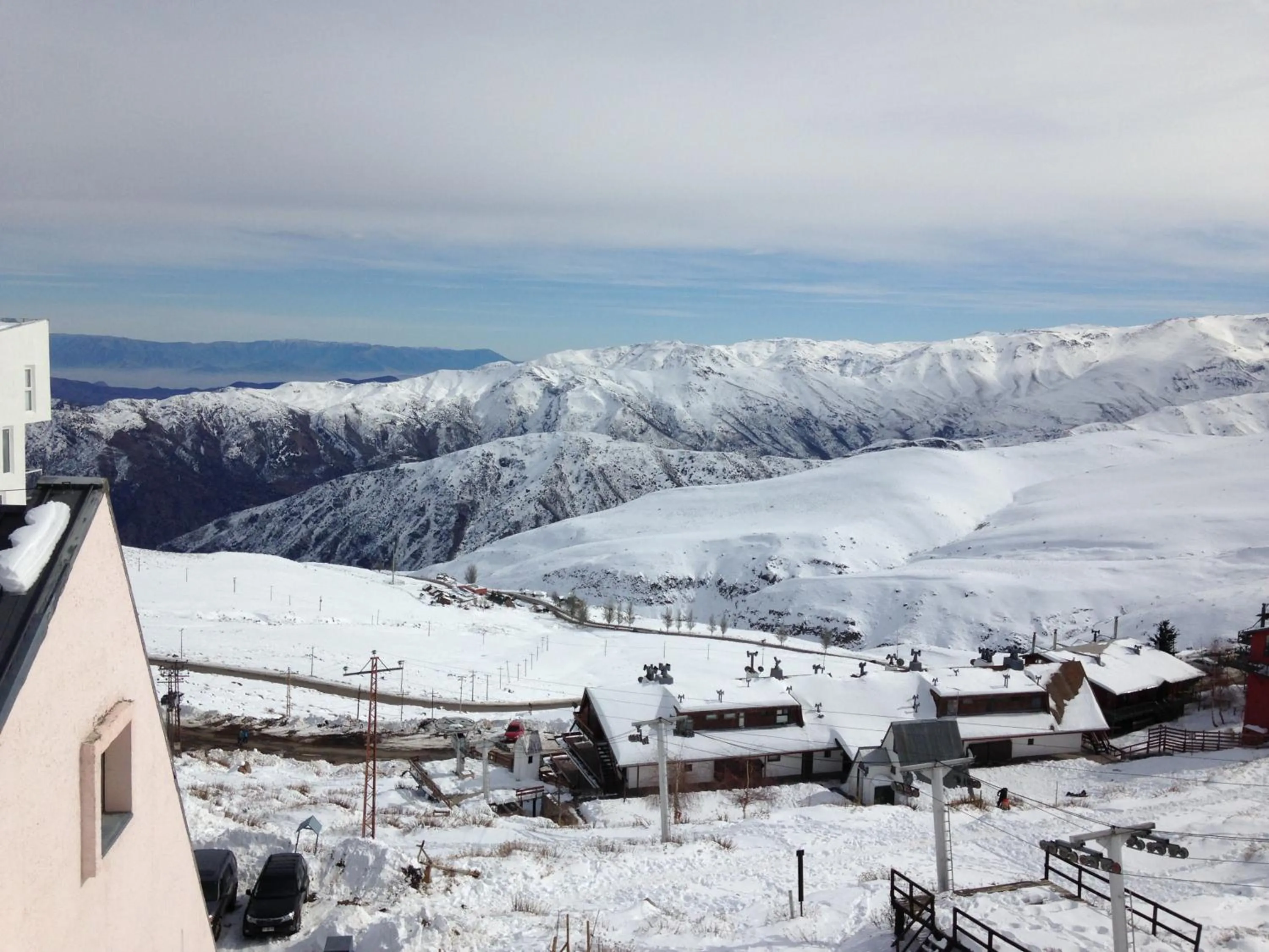 Mountain view in Apart Hotel Bianco