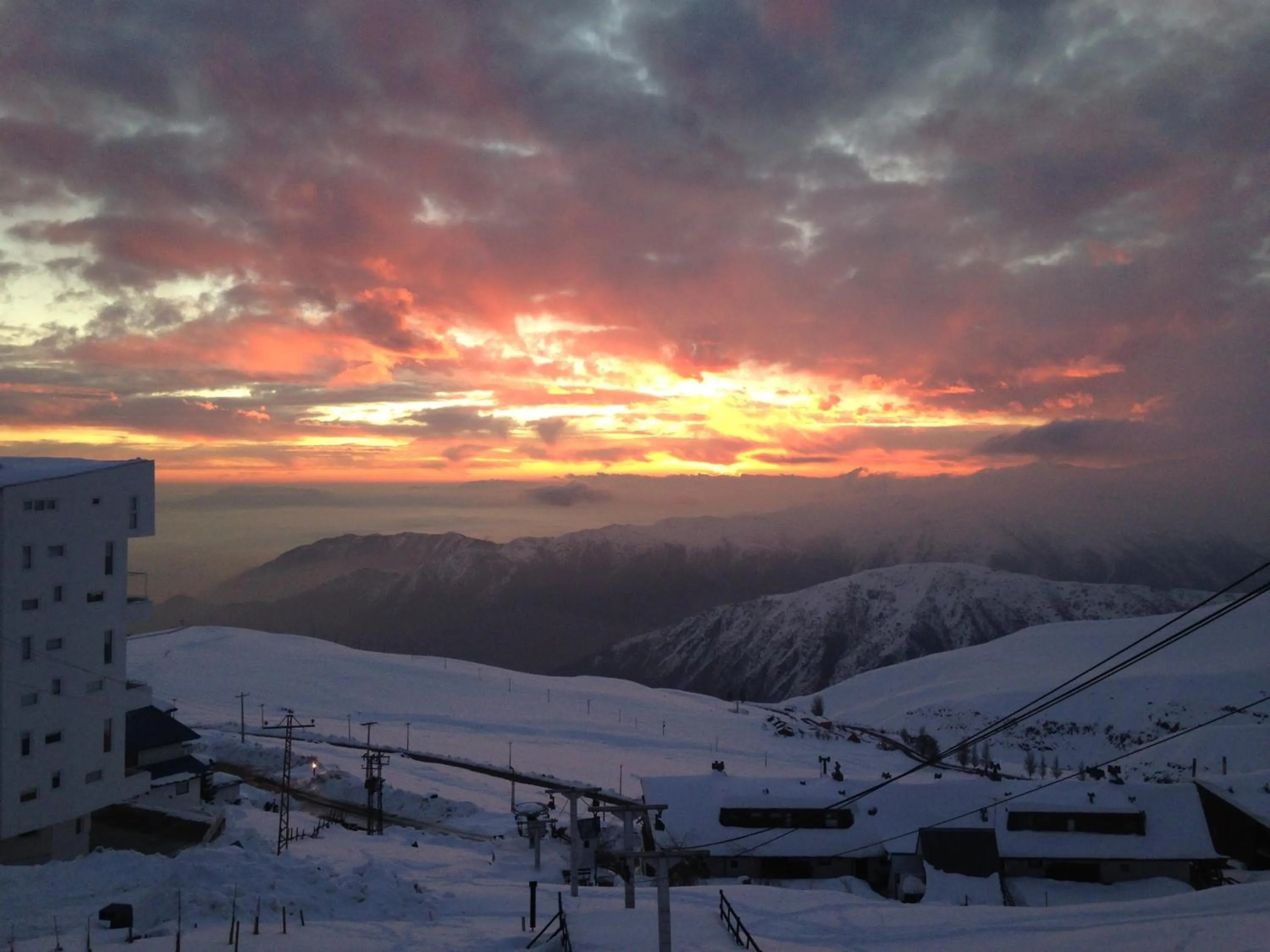 Mountain view in Apart Hotel Bianco