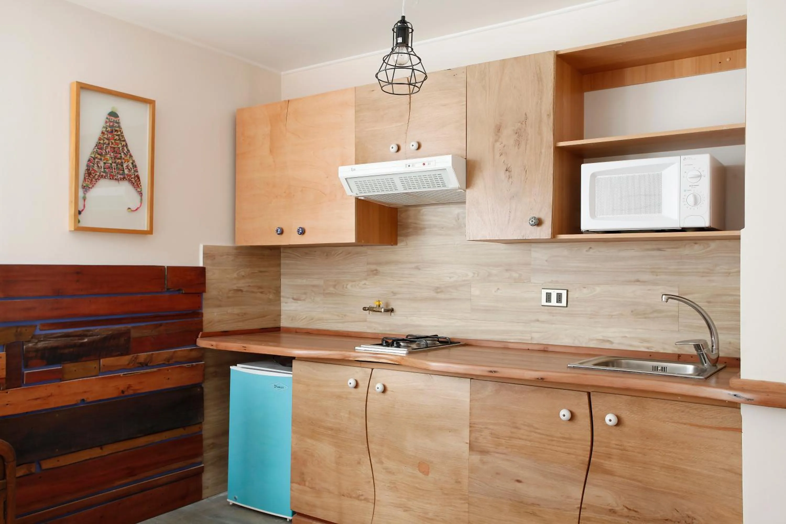 Kitchen or kitchenette in Apart Hotel Bianco