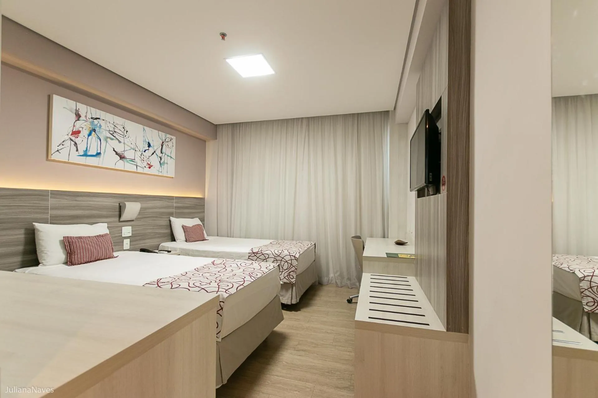 Bed in IT Itabira Hotel