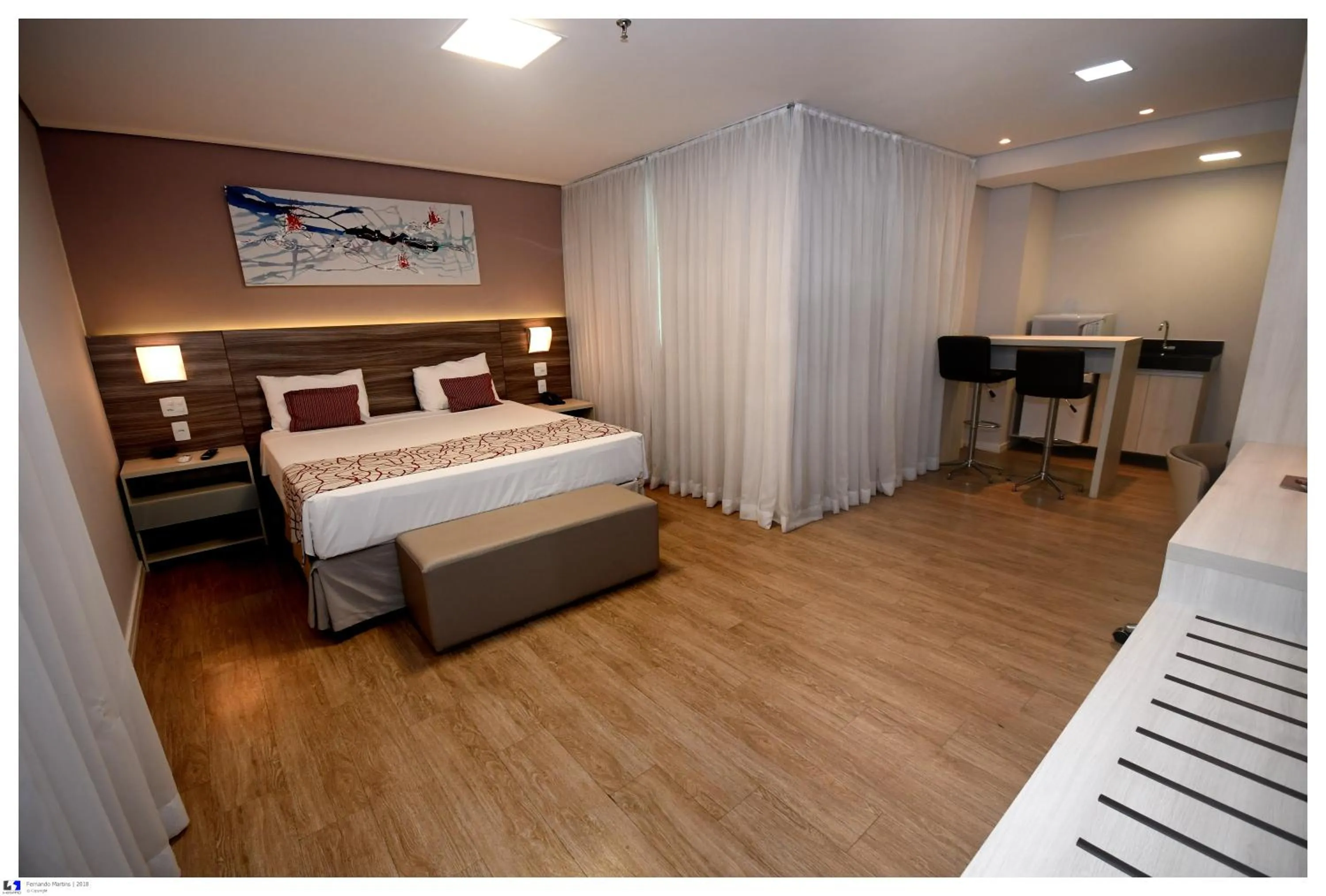 Bed in IT Itabira Hotel