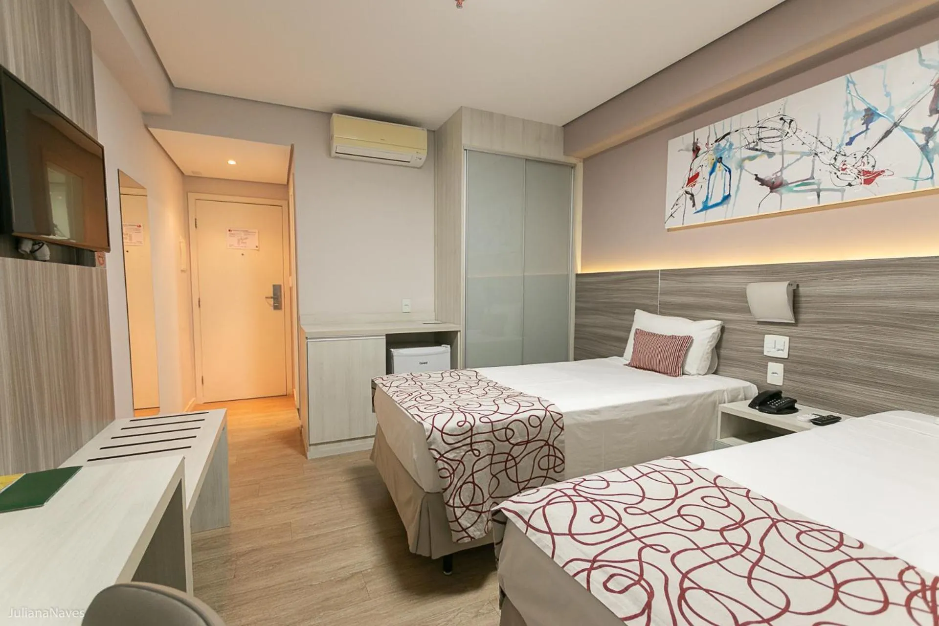 Bed in IT Itabira Hotel