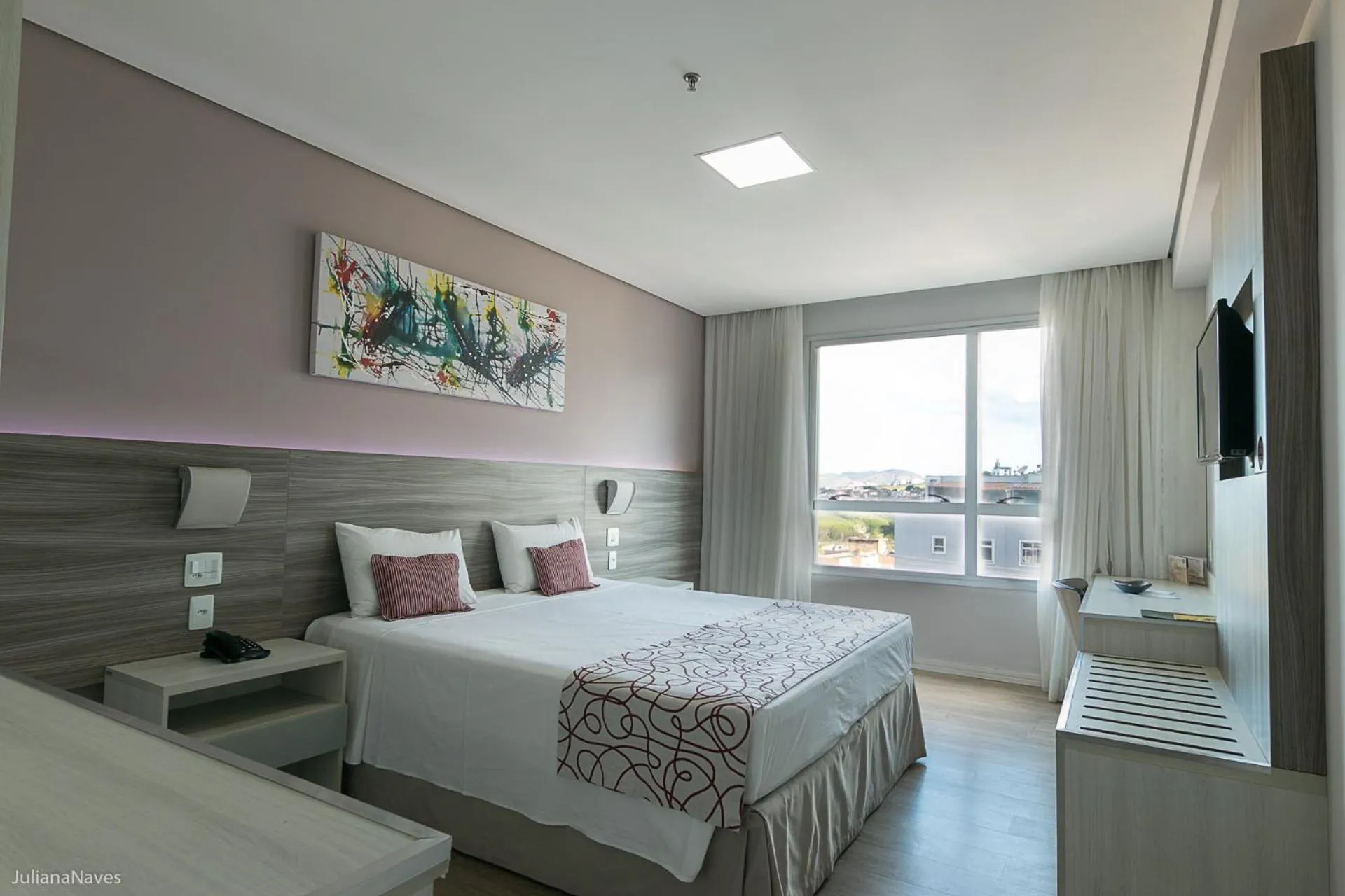 Bed in IT Itabira Hotel